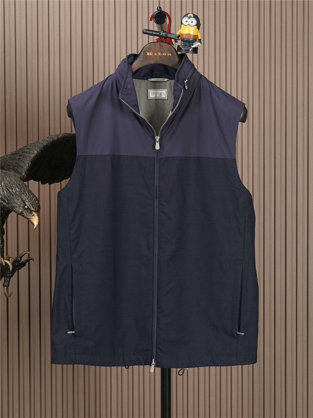 Brunello Cucinelli Brunello Cucinelli Men's Hooded Vest Size US S / EU 44-46 / 1 - 1 Thumbnail