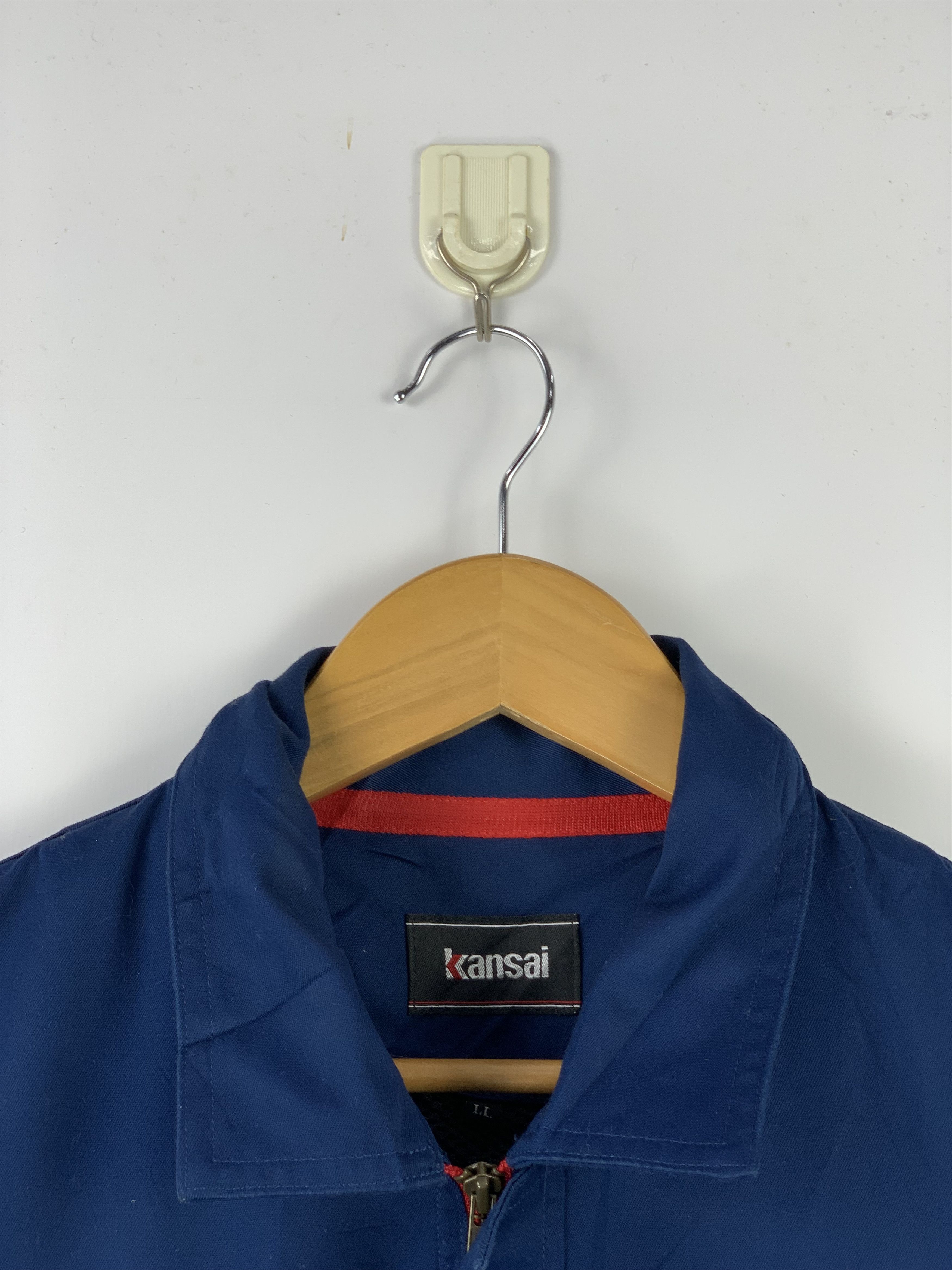 Vintage Vintage Japanese Brand Kansai Workers Zipper Jacket J1552 Size US L / EU 52-54 / 3 - 6 Thumbnail