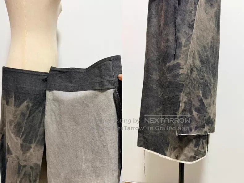 Atelier Suppan ATELIER SUPPAN Tie-dye denim skirt| Size 28" / US 6 / IT 42 - 8 Thumbnail