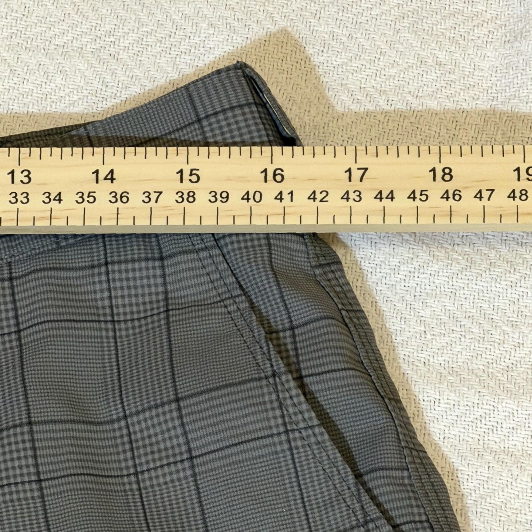 PGA Tour PGA TOUR Golf Shorts Mens 32 Gray Plaid Stretch Performance Flat Front Casual Shirt Size US 32 / EU 48 - 6 Thumbnail