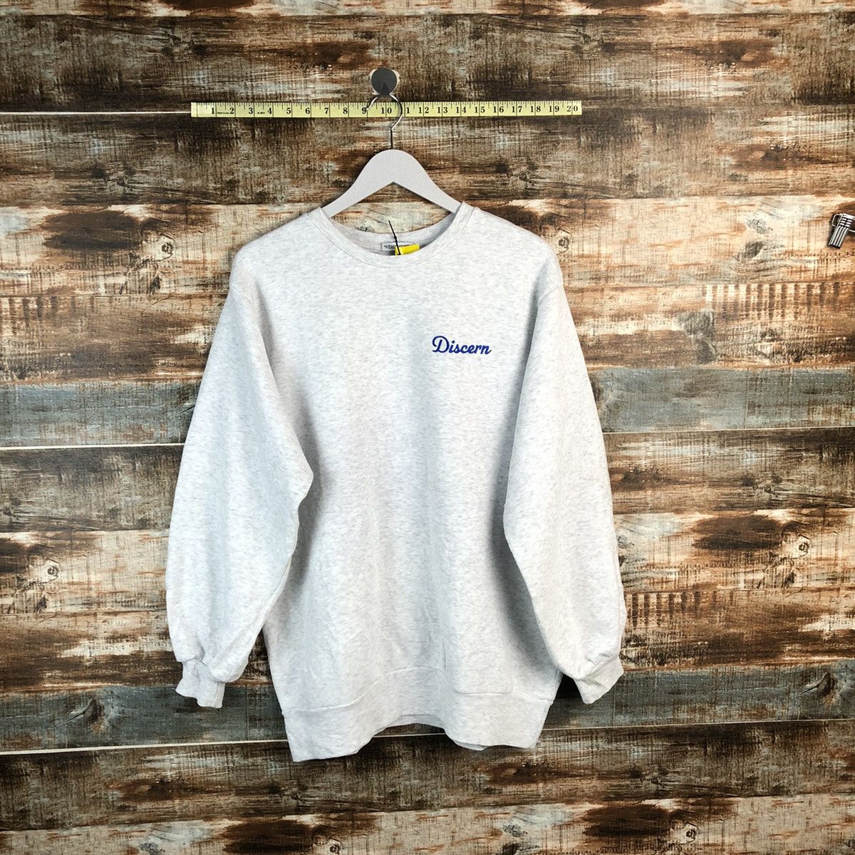 Japanese Brand Vehement Grey love vintage Sweatshirt #A1934 Size US M / EU 48-50 / 2 - 3 Thumbnail