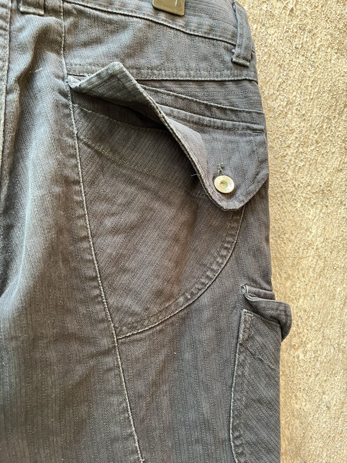 Japanese Brand Semanticdesign black washed Flare Pant ifsixwasnine Size US 32 / EU 48 - 9 Thumbnail
