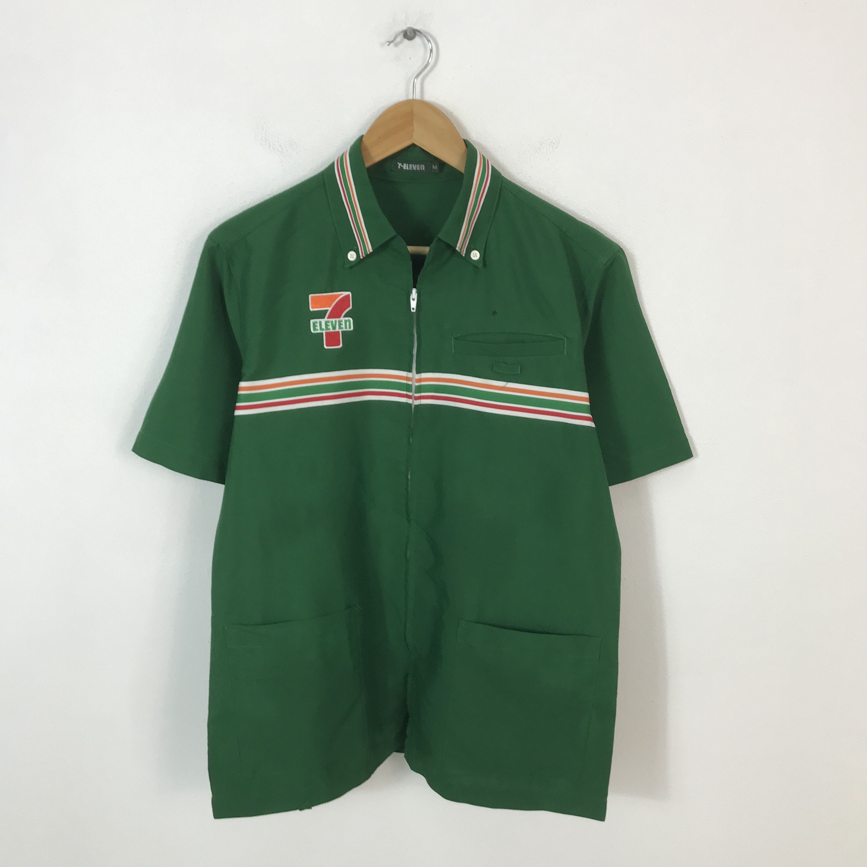 Japanese Brand vintage 7 eleven shirt Jacket jacket Size US M / EU 48-50 / 2 - 2 Thumbnail