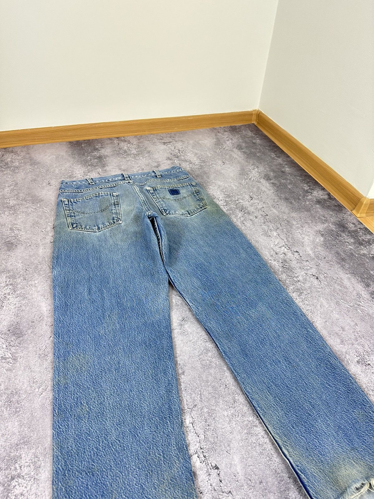Carhartt Vintage Carhartt Light Blue Distressed Opium USA Work Jeans Size US 34 / EU 50 - 5 Thumbnail