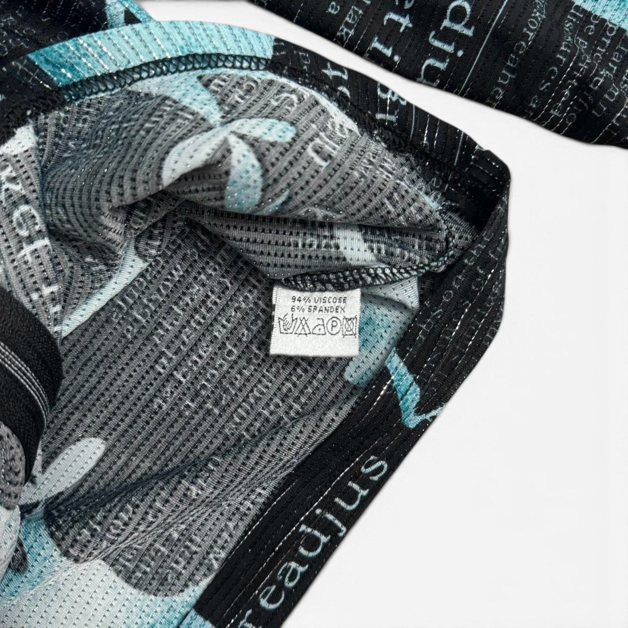 Other Jaipur Y2K Cyber Punk Blue & Black Graphic Double Zip Jacket Size S / US 4 / IT 40 - 3 Thumbnail