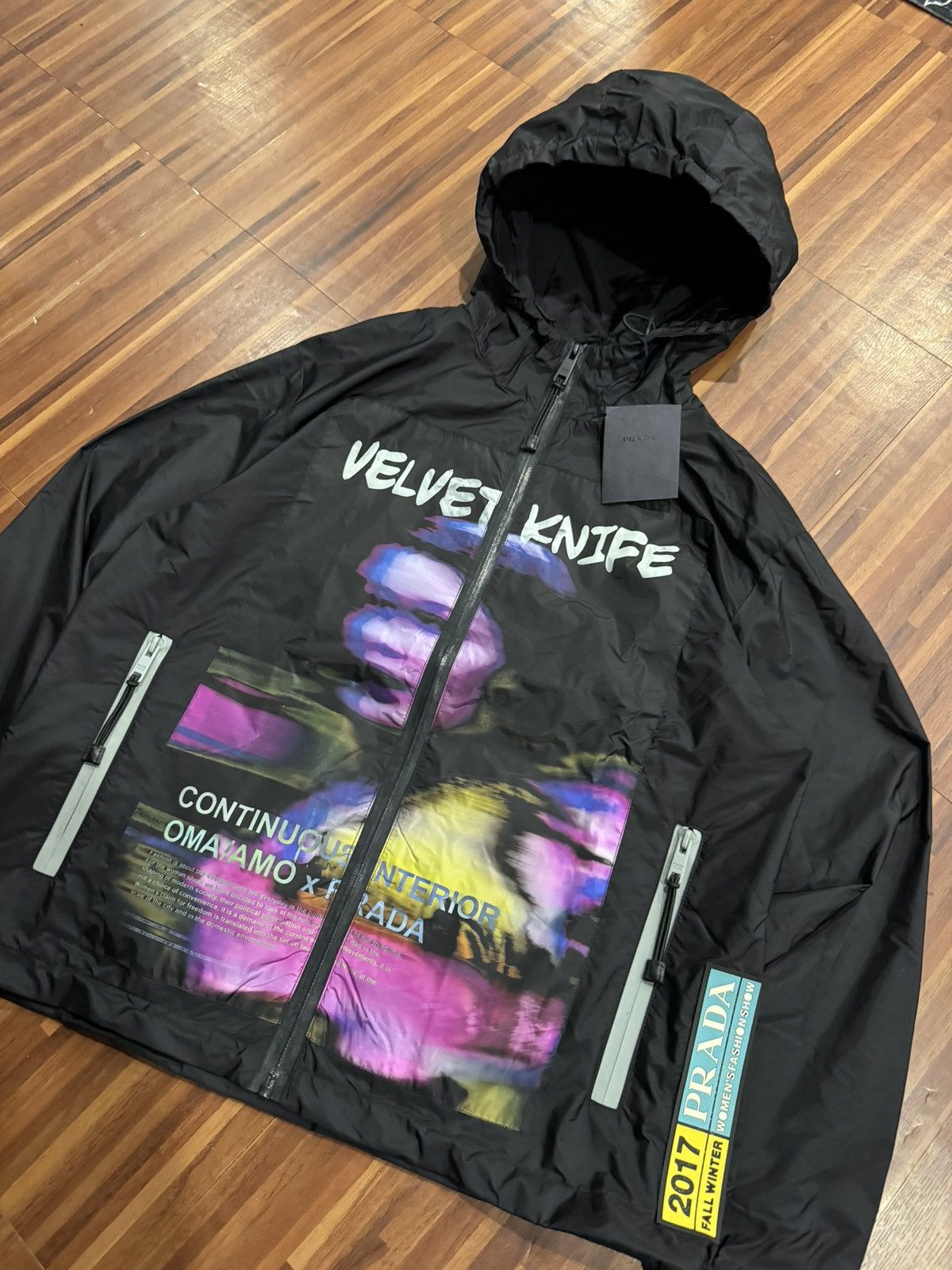 Prada Prada Velvet Knife Windbreaker Jacket Size M / US 6-8 / IT 42-44 - 3 Thumbnail