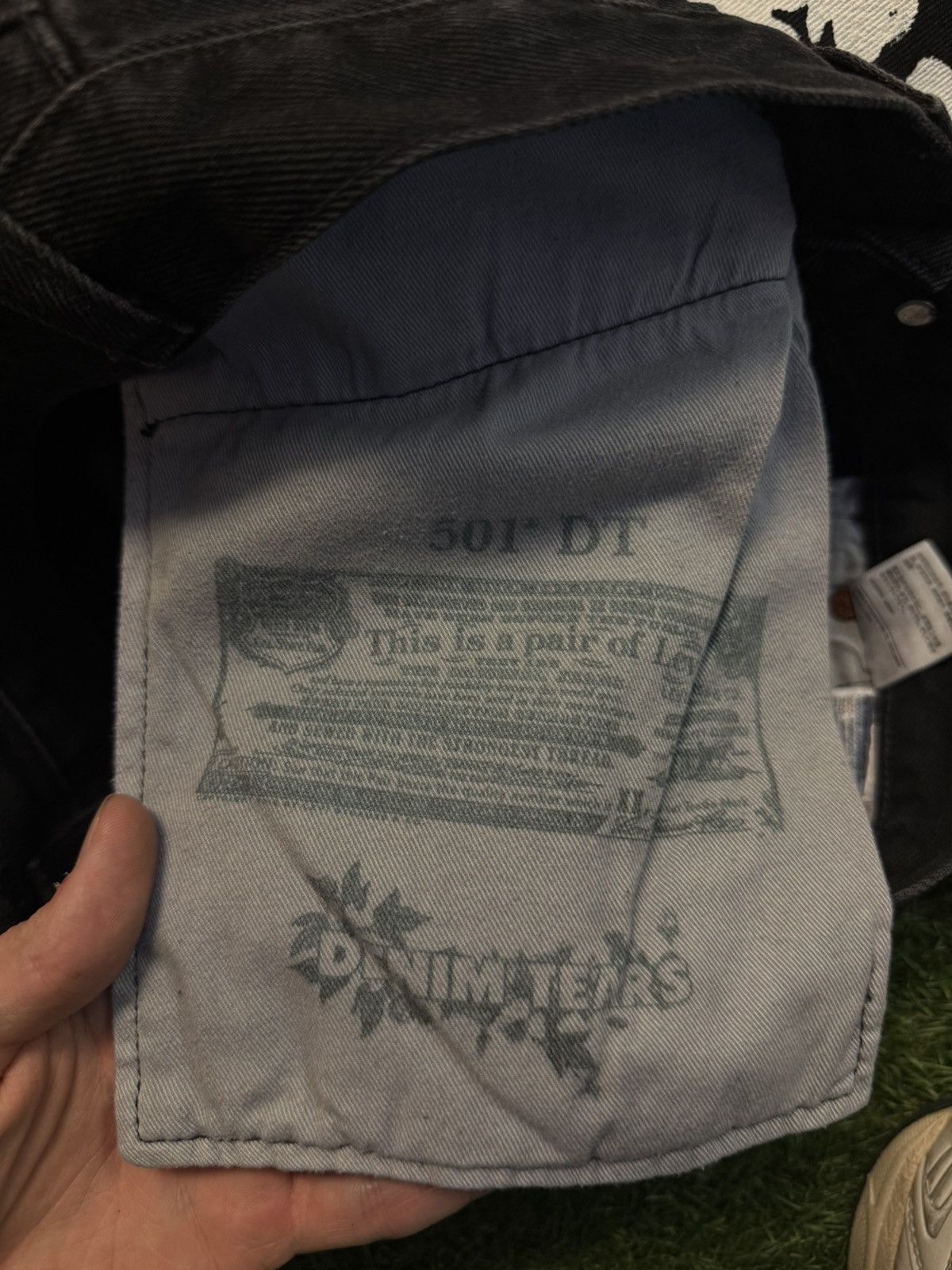 DENIM TEARS Denim Tears Jeans Size 32/32 Black Clean 🔥🧼 Size US 32 / EU 48 - 18 Thumbnail