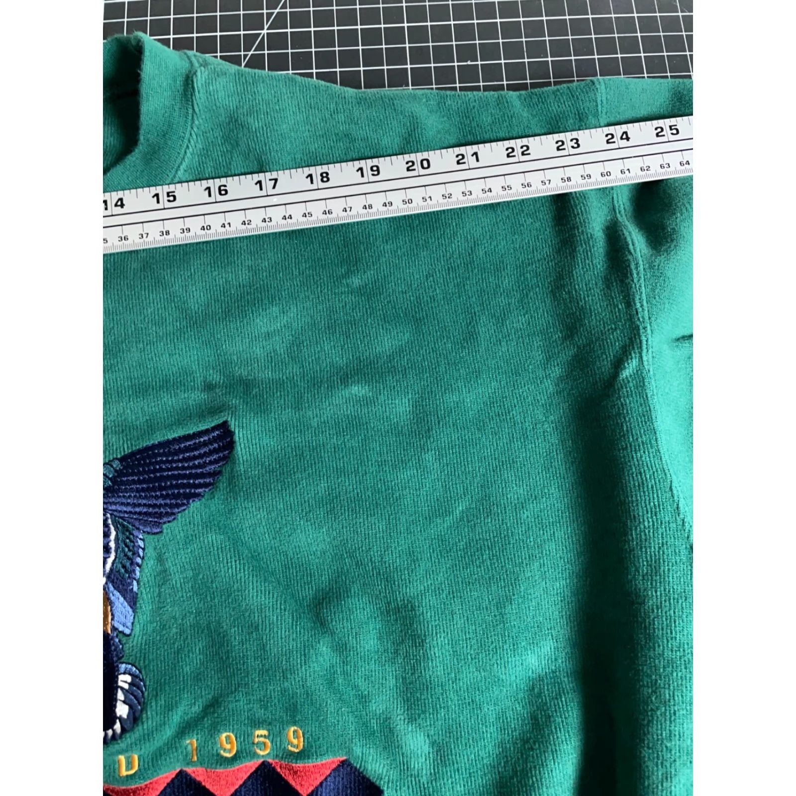 Ellesse ellesse Mallard Sweatshirt Adult Medium Dark Green Crewneck Embroidered Nature Size US M / EU 48-50 / 2 - 7 Thumbnail