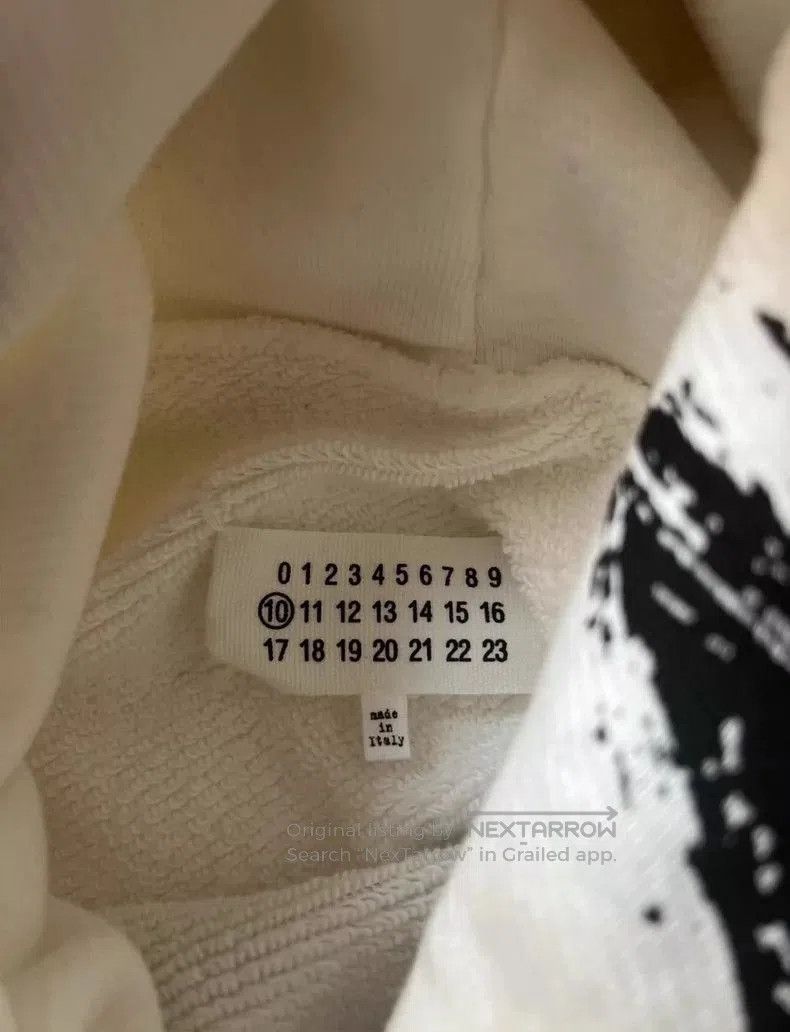 Maison Margiela Maison Margiela Ink Splatter Hoodie . Size US L / EU 52-54 / 3 - 5 Thumbnail