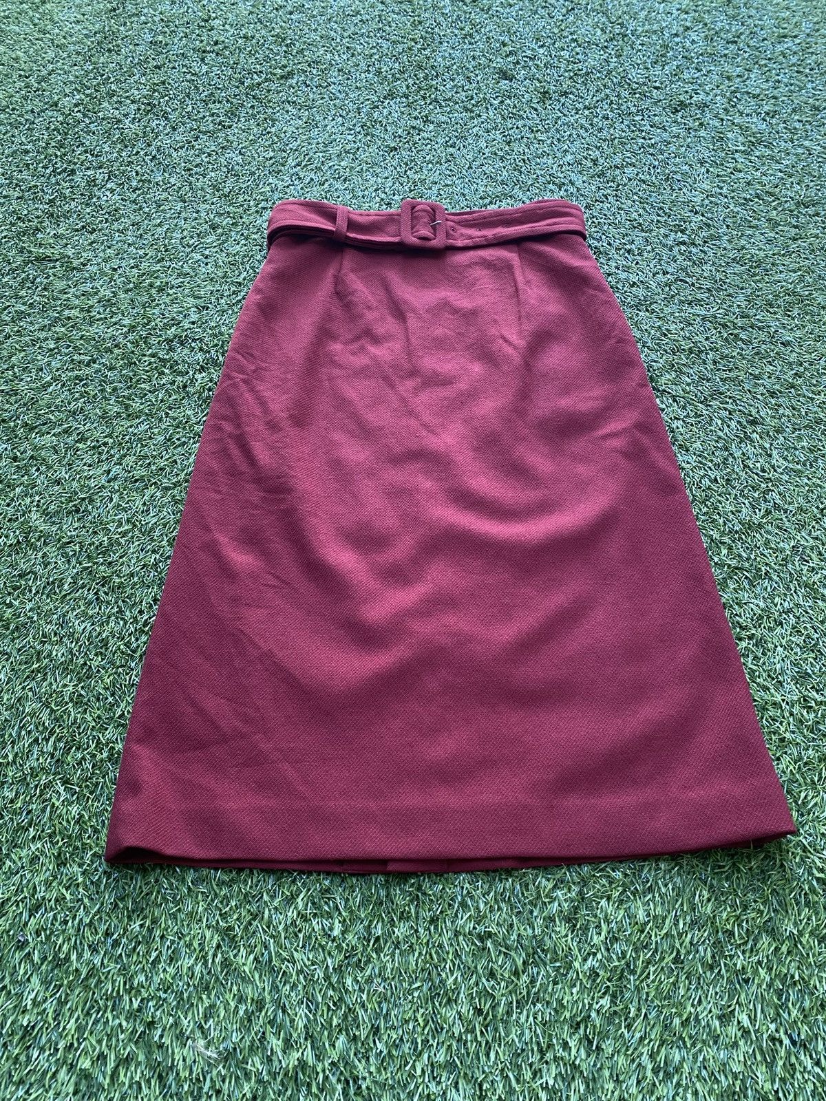Yohji Yamamoto Vintage Ined International Yohji Yamamoto Midi Belt Skirts Size 27" / US 4 / IT 40 - 6 Thumbnail