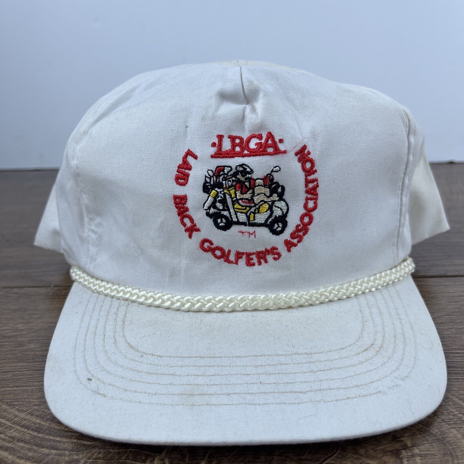 Other Laid Back Golfers Hat LBGA Hat Snapback White Adjustable Hat Size ONE SIZE - 3 Thumbnail