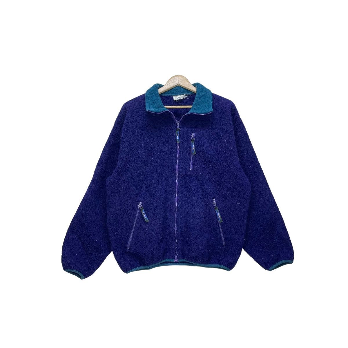 L.L. Bean 💥Vintage Ll Bean Sherpa Zipper Jacket Size US M / EU 48-50 / 2 - 1 Thumbnail
