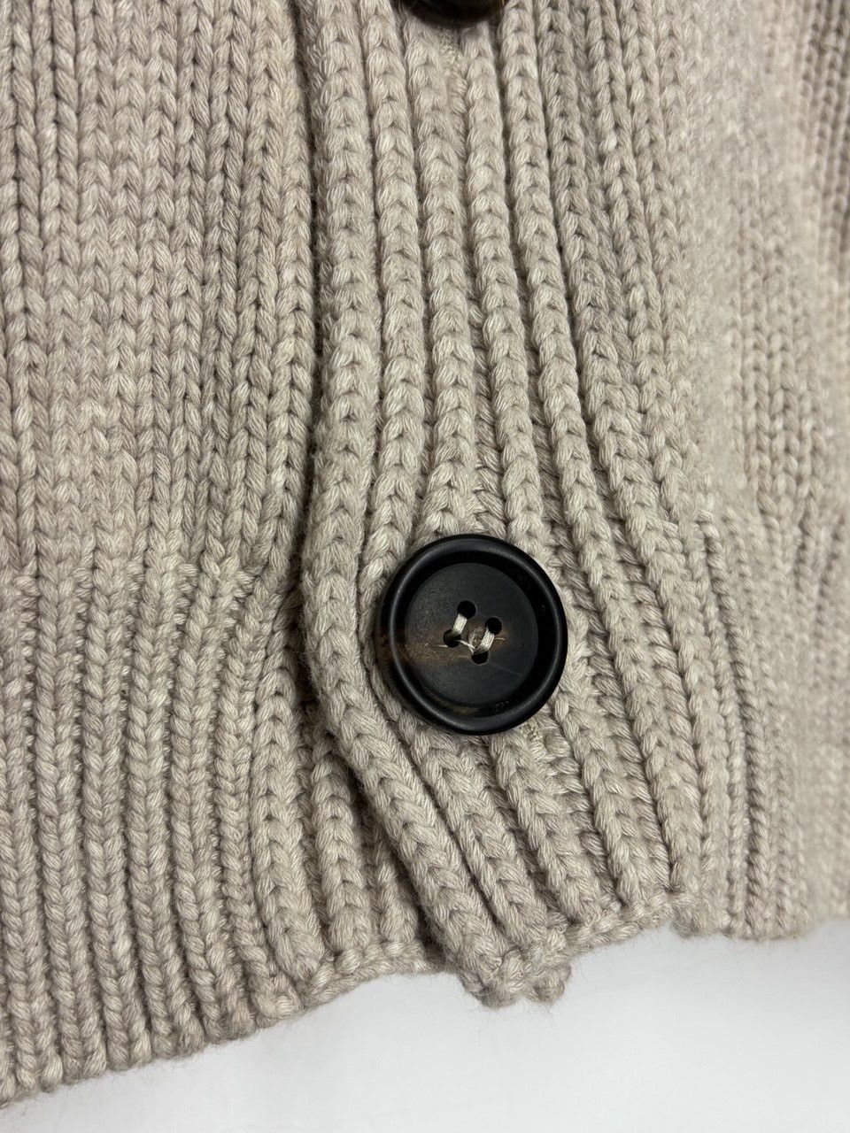 Brunello Cucinelli Brunello Cucinelli Shawl Collar Cardigan Cotton Knit Sweater Size US L / EU 52-54 / 3 - 13 Thumbnail