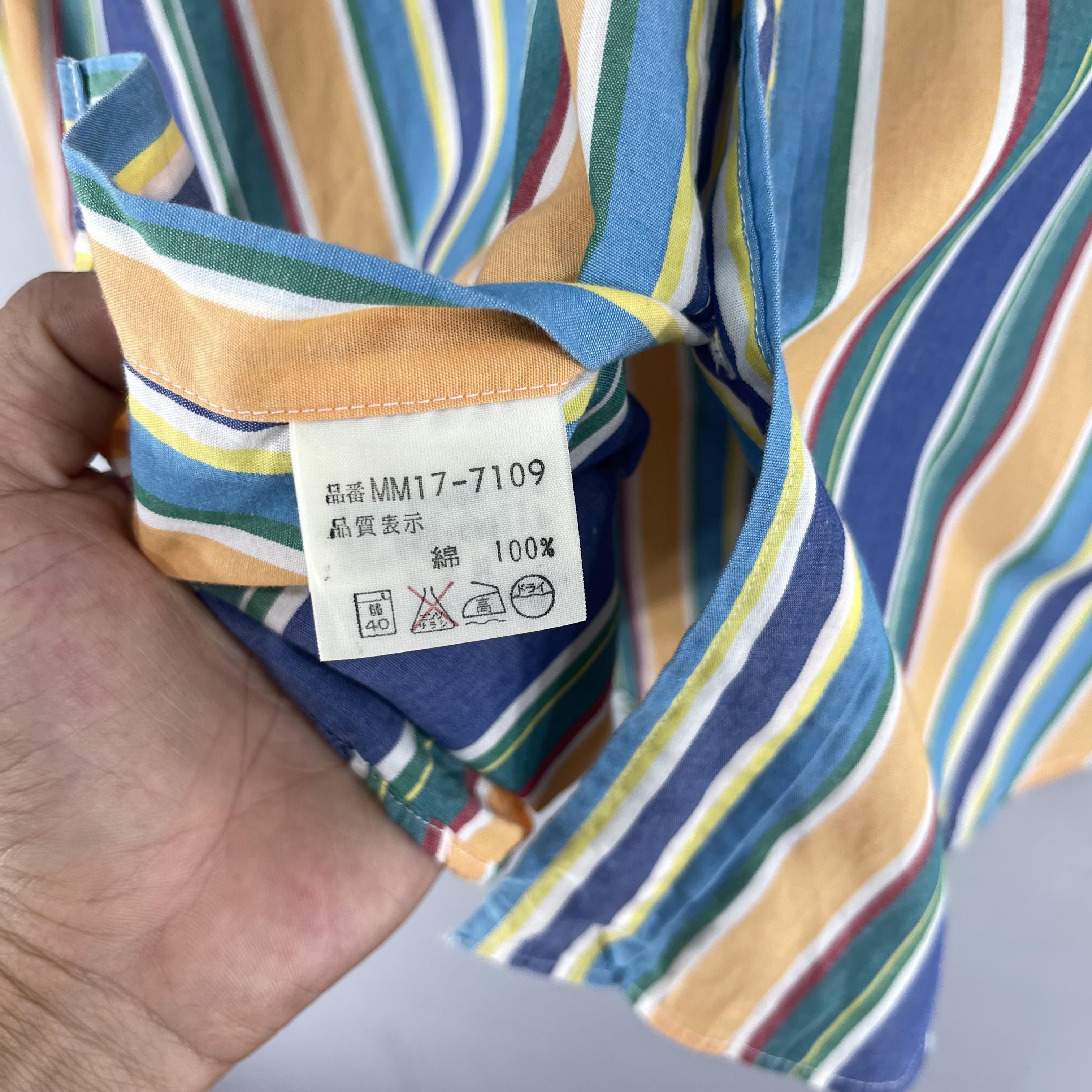 McGregor × Vintage Vintage McGREGOR Multi Stripe Retro Flannel Shirt Size US M / EU 48-50 / 2 - 6 Thumbnail