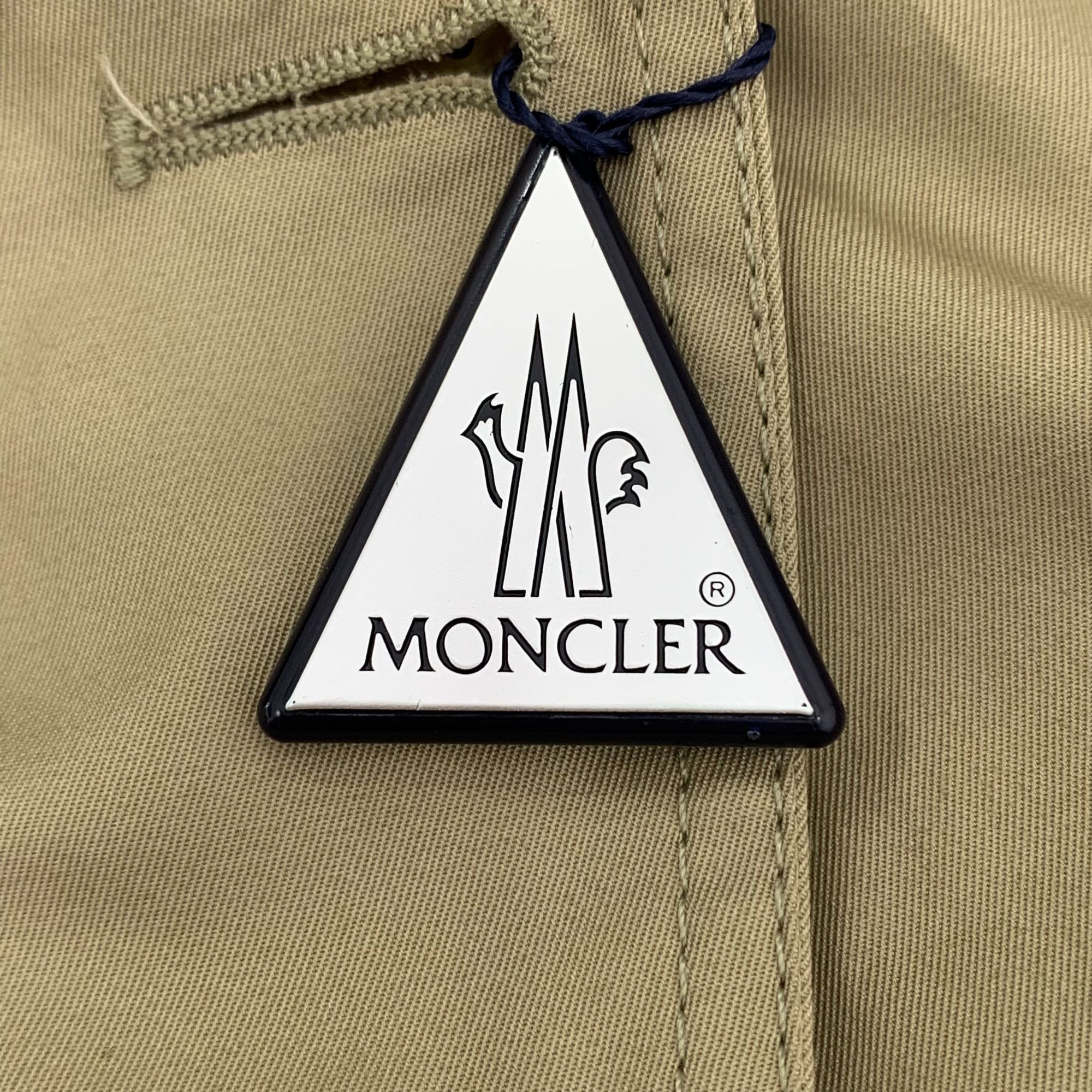 Moncler [Moncler] Brown Notch Lapel Double-Breast Belted Short Trenc Size S / US 4 / IT 40 - 5 Thumbnail