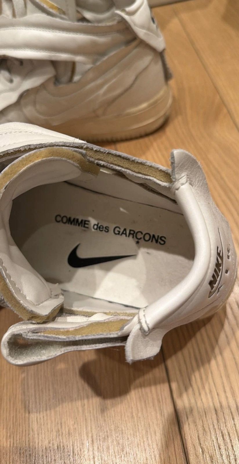 Comme des Garcons × Nike Nike x CDG Air Force 1 Mid Size US 9.5 / EU 42-43 - 5 Thumbnail