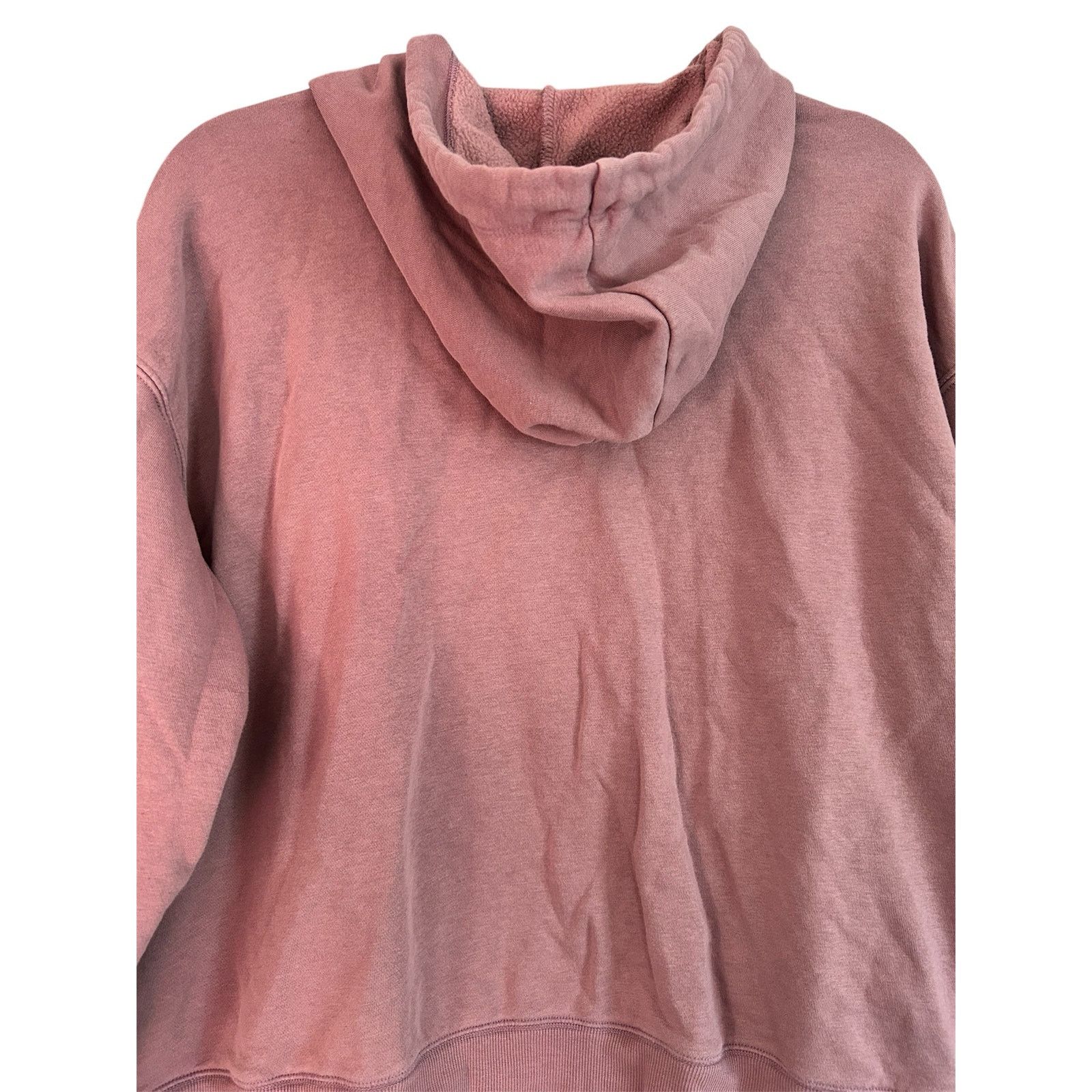 Old Navy Old Navy Full Zip Spell Out Hoodie Sweatshirt Abalone Pink M Size M / US 6-8 / IT 42-44 - 5 Thumbnail