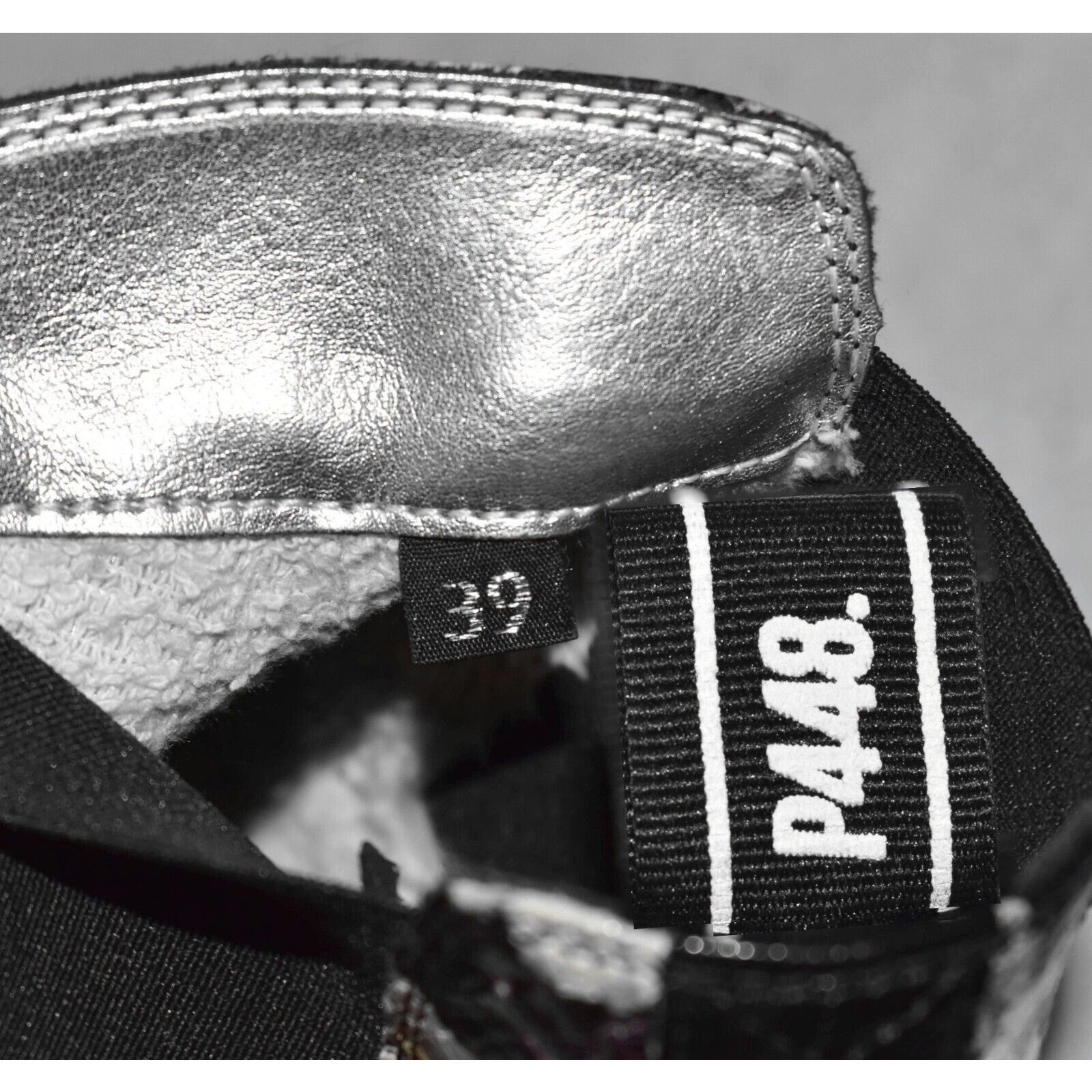 P448 B2 P448 Floral Embossed Leather Platform Sneakers Sz 39 $398 Size US 9 / IT 39 - 6 Thumbnail