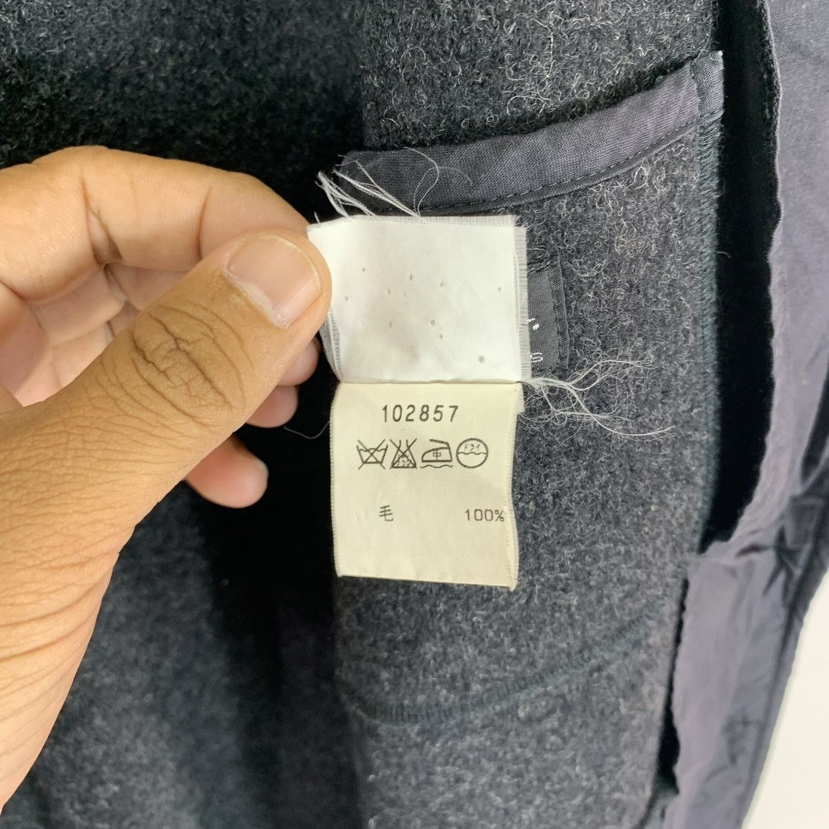 agnes b. VINTAGE AGNES B FRENCH DESIGNER WOOL BUTTON JACKET Size US M / EU 48-50 / 2 - 12 Thumbnail