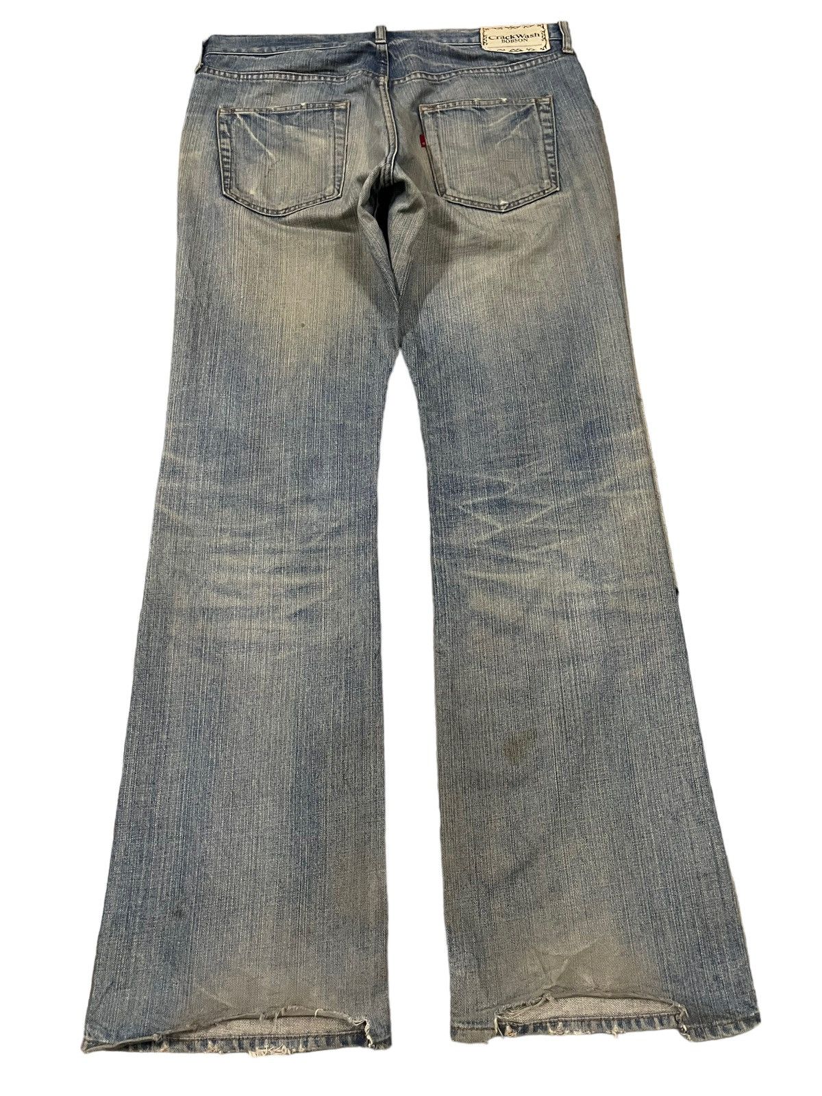 14th Addiction Vintage Japanese Brand Blue Faded Wash Style Bootcut Jeans Size US 34 / EU 50 - 2 Thumbnail