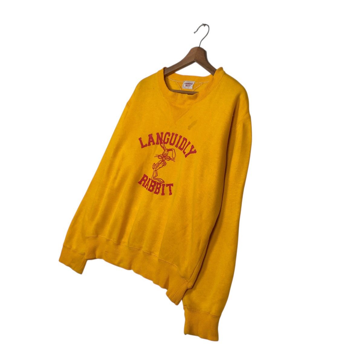 Japanese Brand × Vintage 📌Vintage Sweatshirt Languidly Rabbit Big Logo Animation Size US M / EU 48-50 / 2 - 3 Thumbnail