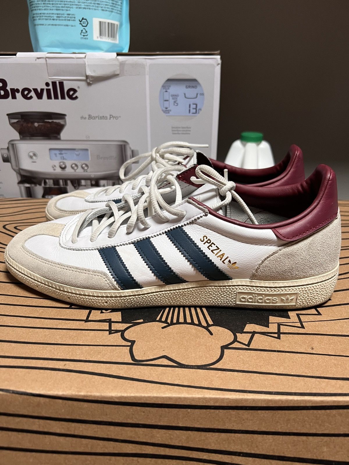 Adidas Adidas Handball Spezial 'White Arctic Night' Size US 11.5 / EU 44-45 - 3 Thumbnail