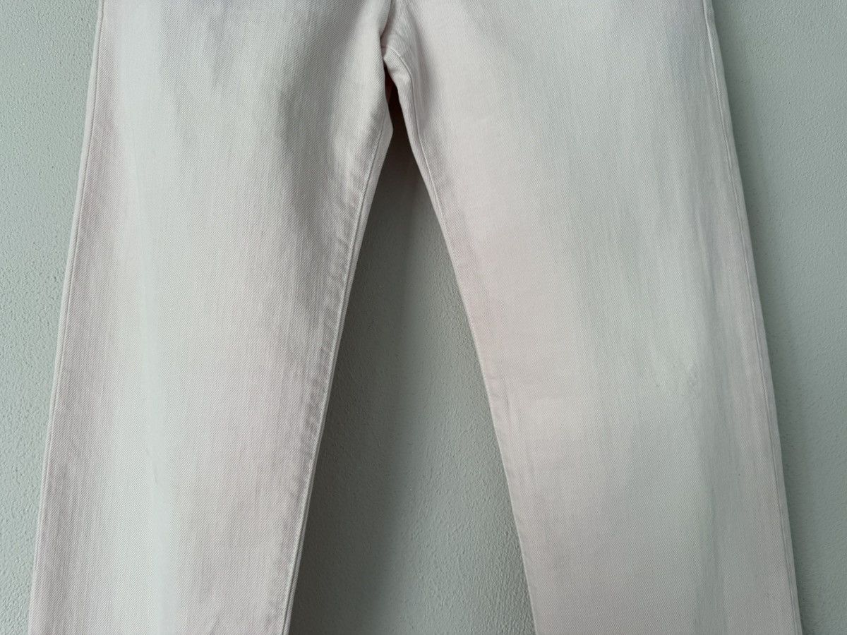 Saint Laurent Paris Pale Pink Straight-Leg Denim Jeans Size US 29 - 4 Thumbnail