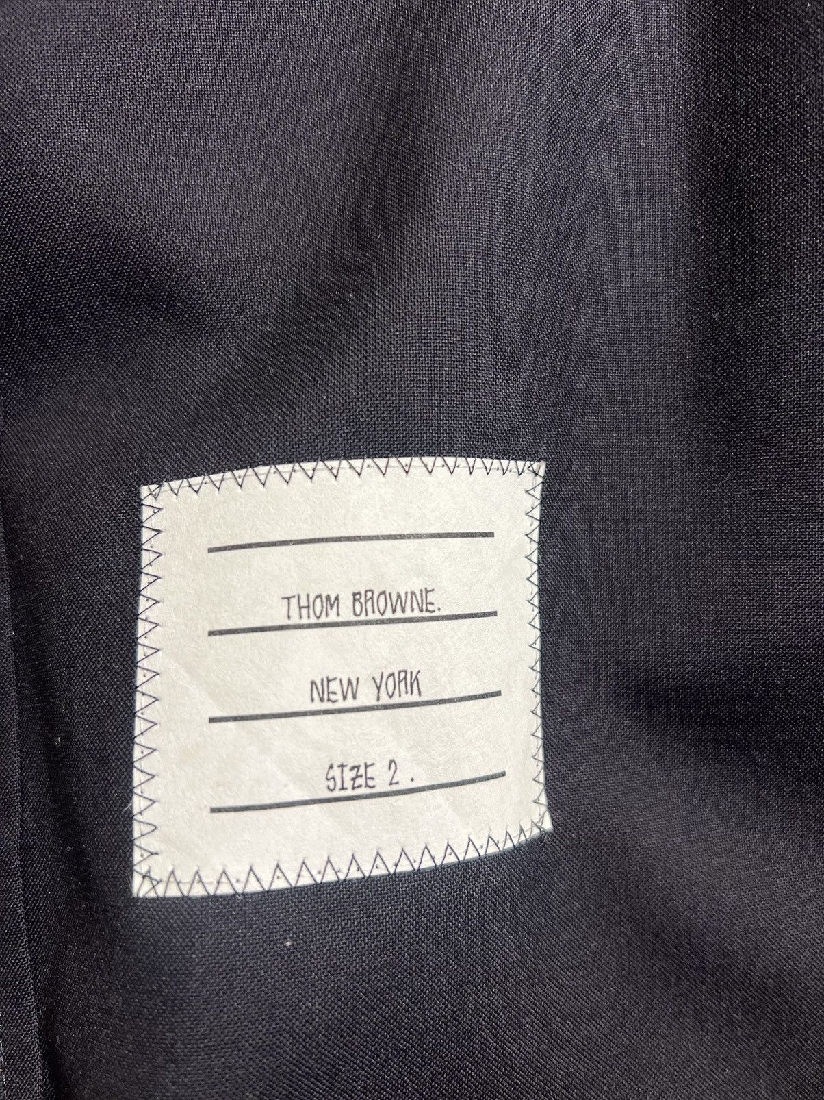 Thom Browne Thom Browne Navy 4-Bar Shirt Jacket Size 2 / M Size US M / EU 48-50 / 2 - 2 Thumbnail
