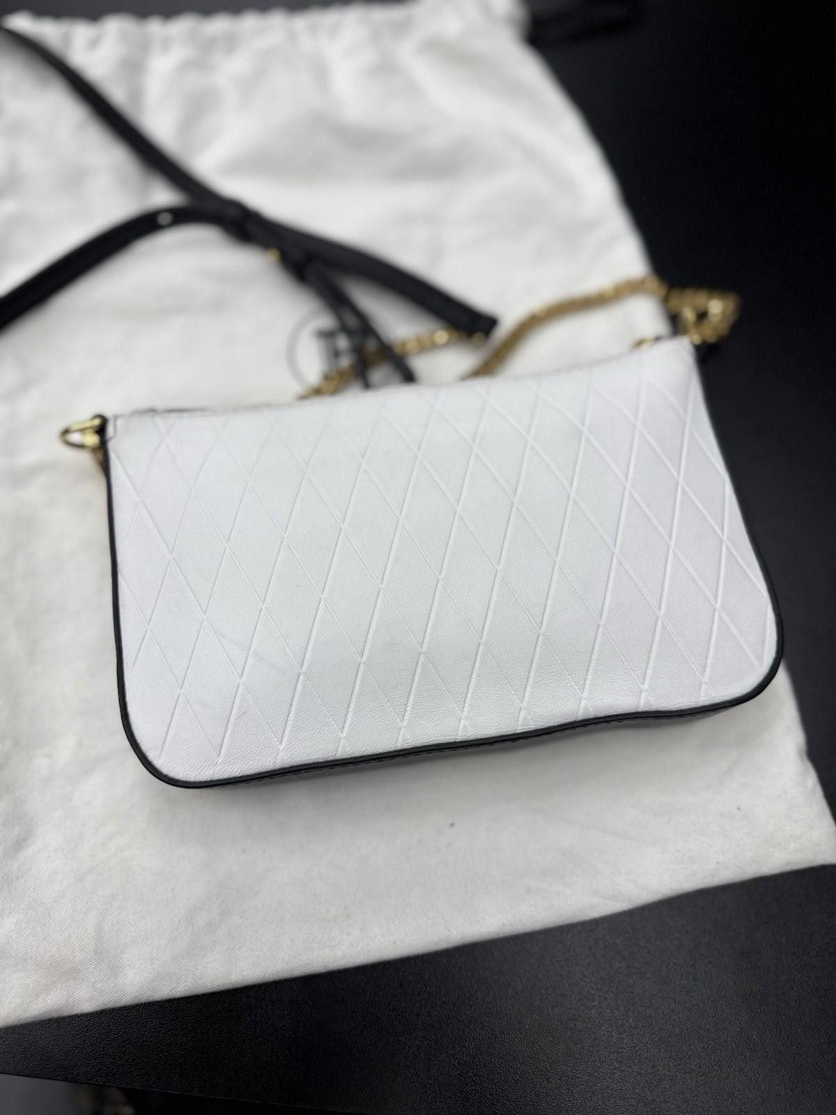 Balmain Authentic Balmain Leather White Crossbody Bag Chain Strap Size ONE SIZE - 5 Thumbnail