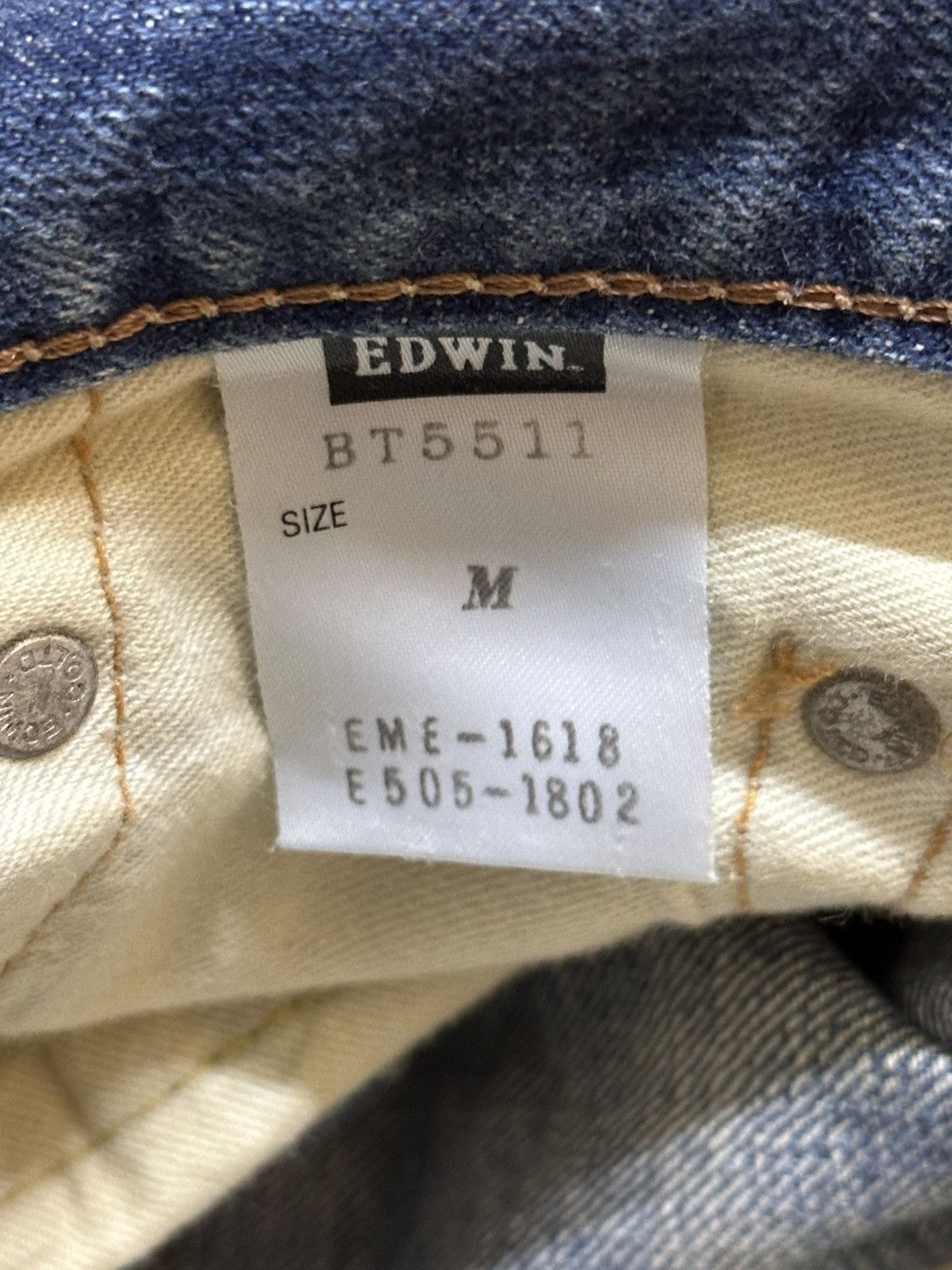 Edwin Vintage Edwin Blue Trip Faded Thunder Wash Wide Leg Jeans Size US 32 / EU 48 - 10 Thumbnail