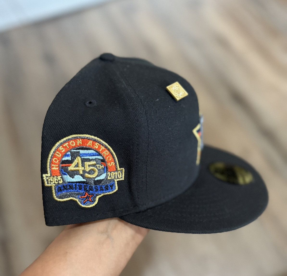 Hat Club × MyFitteds × New Era New Era Houston Astros 45 Yr. Anniversary Fitted 7 3/4 Size ONE SIZE - 2 Thumbnail