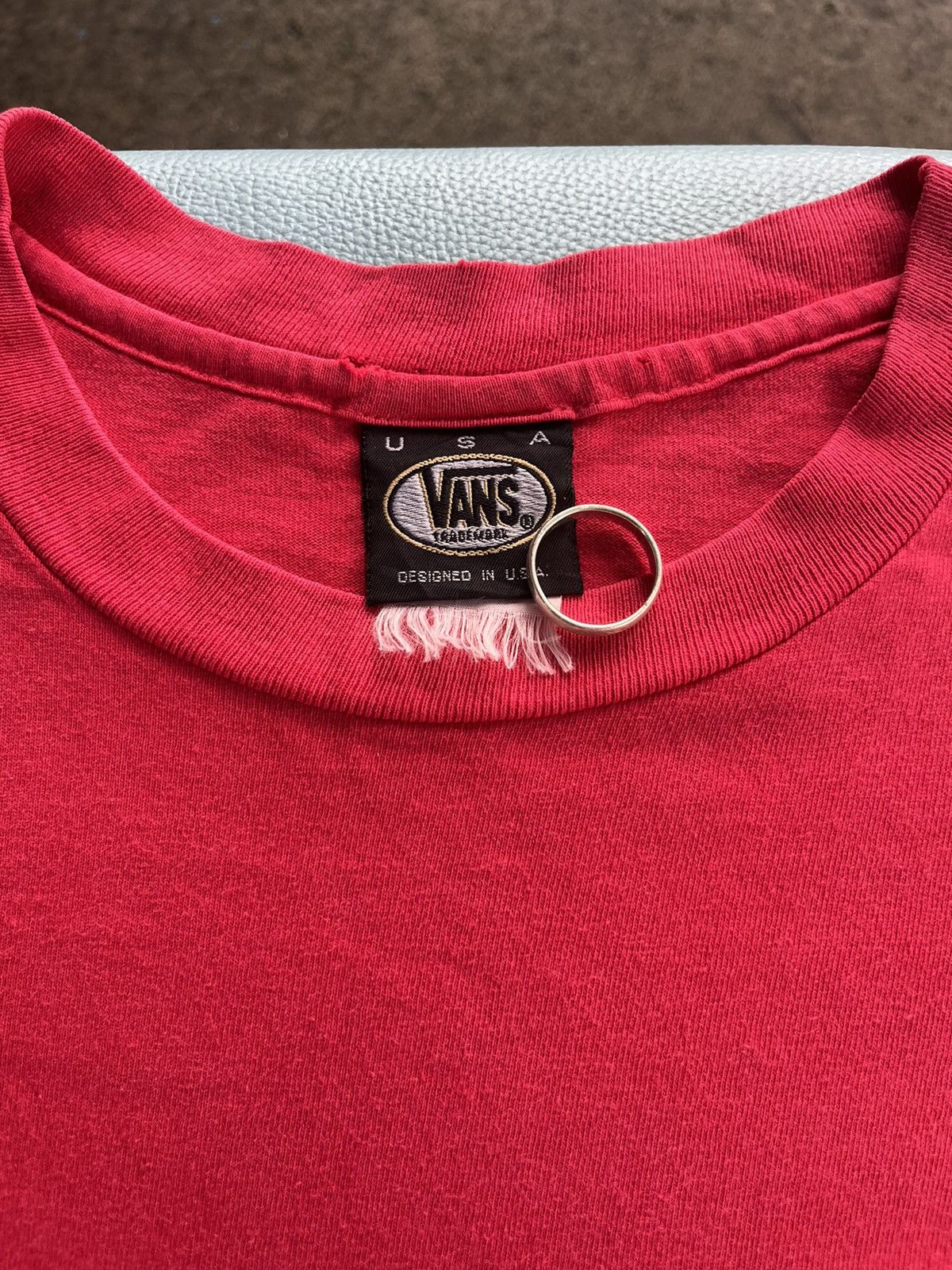 Vans × Vintage Vintage VANS OFF THE WALL U.S.A 90’s Skateboard Tshirt Size US L / EU 52-54 / 3 - 5 Thumbnail