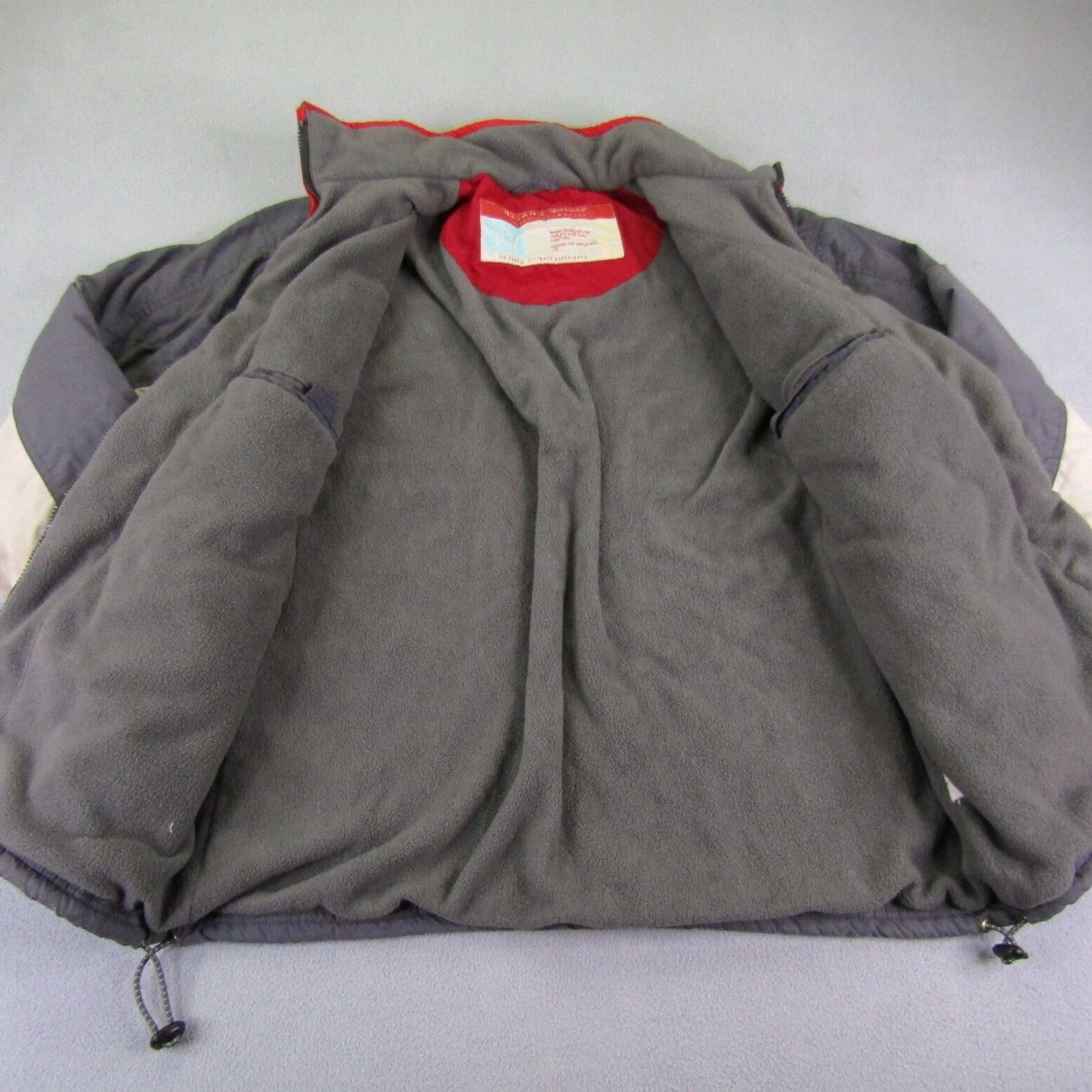 Vintage Nagano Jacket Mens Large Gray Fleece Lined Waterproof Winter Ski Snowboard Coat Storm Windproof Pockets Zipper Regular L Mens Size US L / EU 52-54 / 3 - 6 Thumbnail