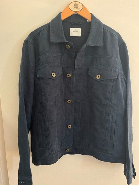 Billy Reid Billy Reid Tupelo Trucker Jacket Linen Grailed