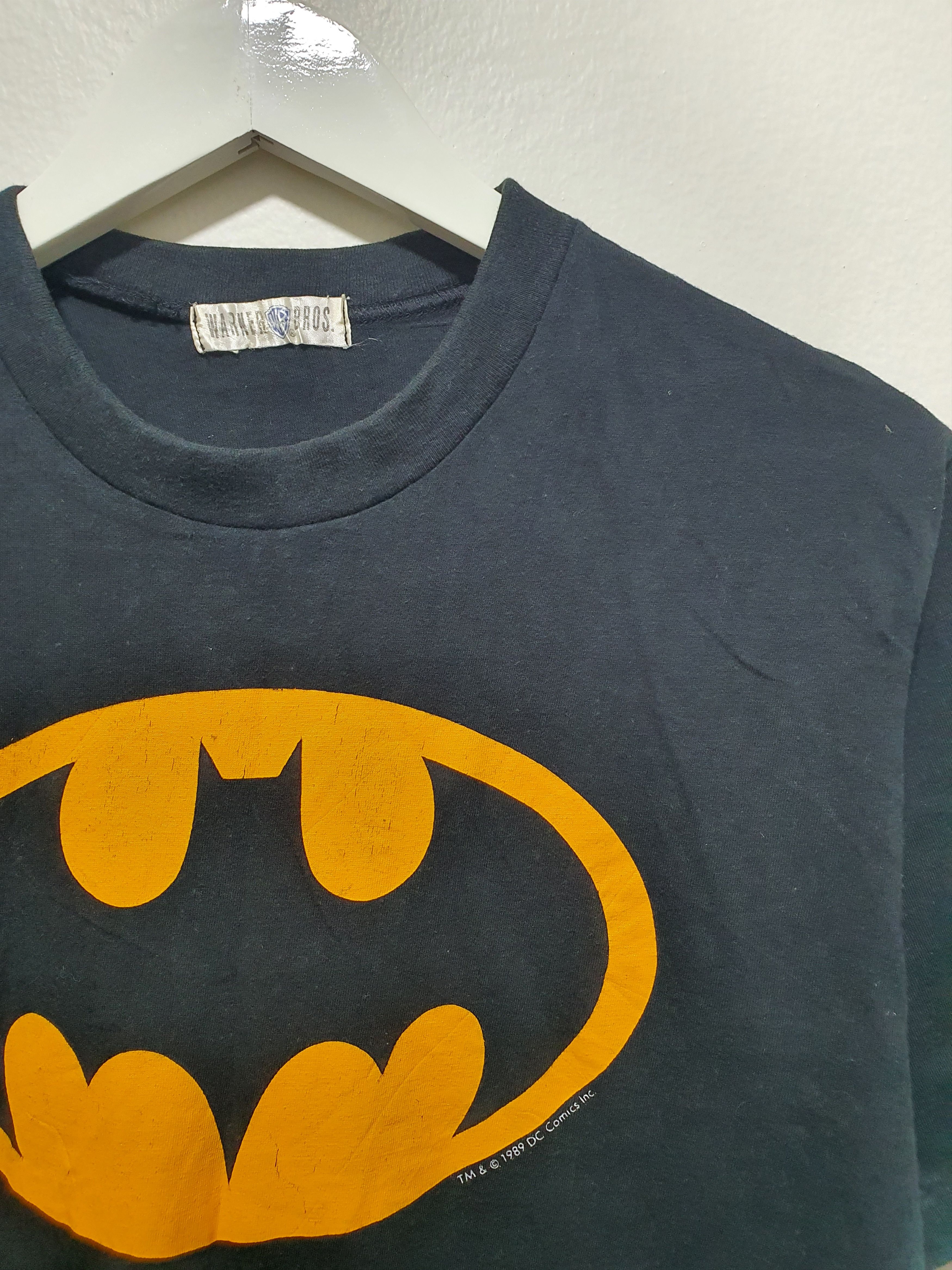 DC Comics × Vintage BATMAN VINTAGE 1989 19.5/28 SINGLE STITCH T-SHIRT Size US M / EU 48-50 / 2 - 3 Thumbnail
