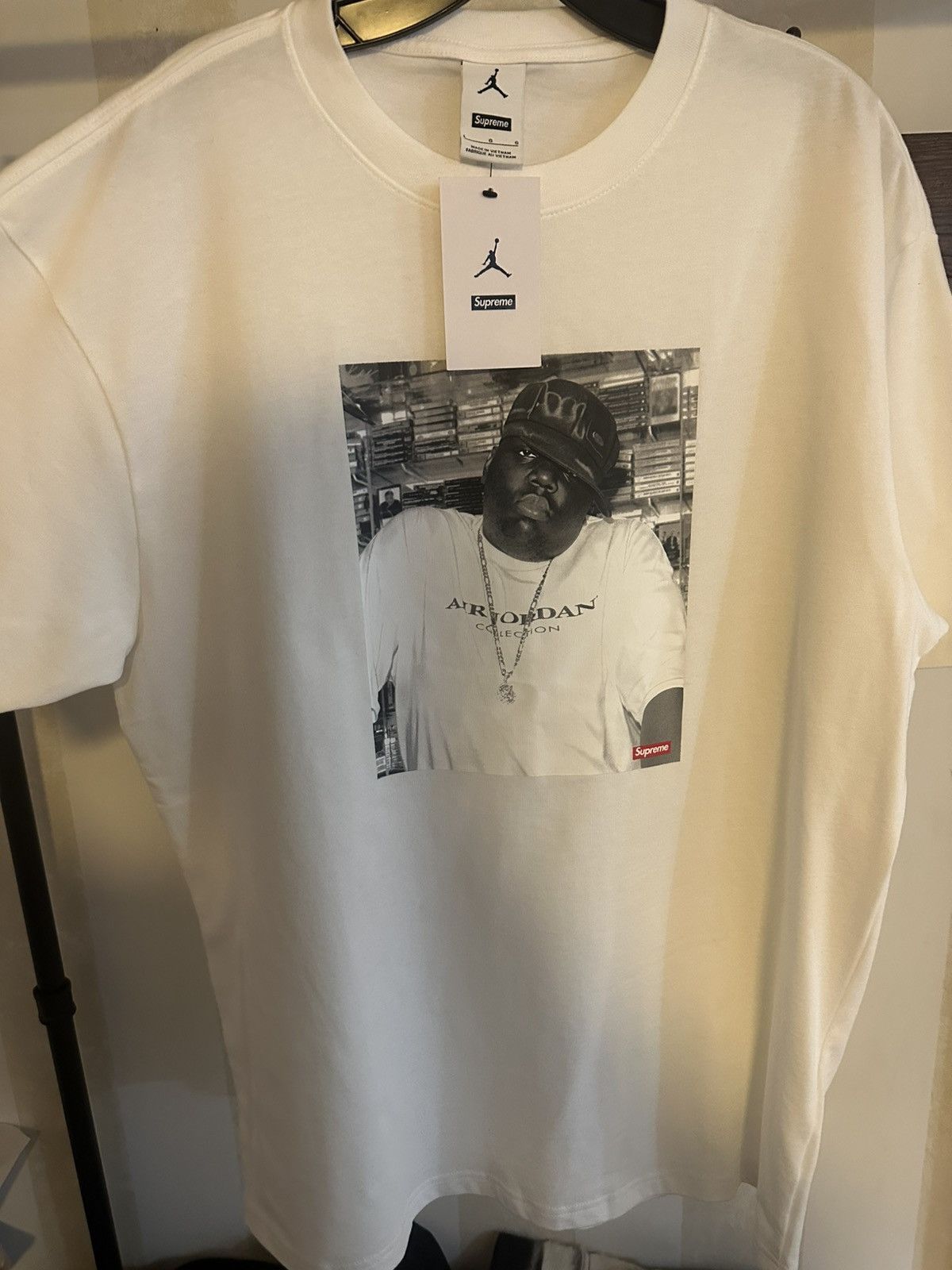 Supreme X Jordan Biggie S/S top