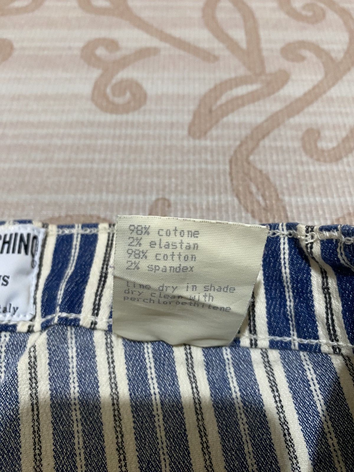 Moschino Moschino Italy Stripe Jeans Denim Women Size 23" - 9 Thumbnail
