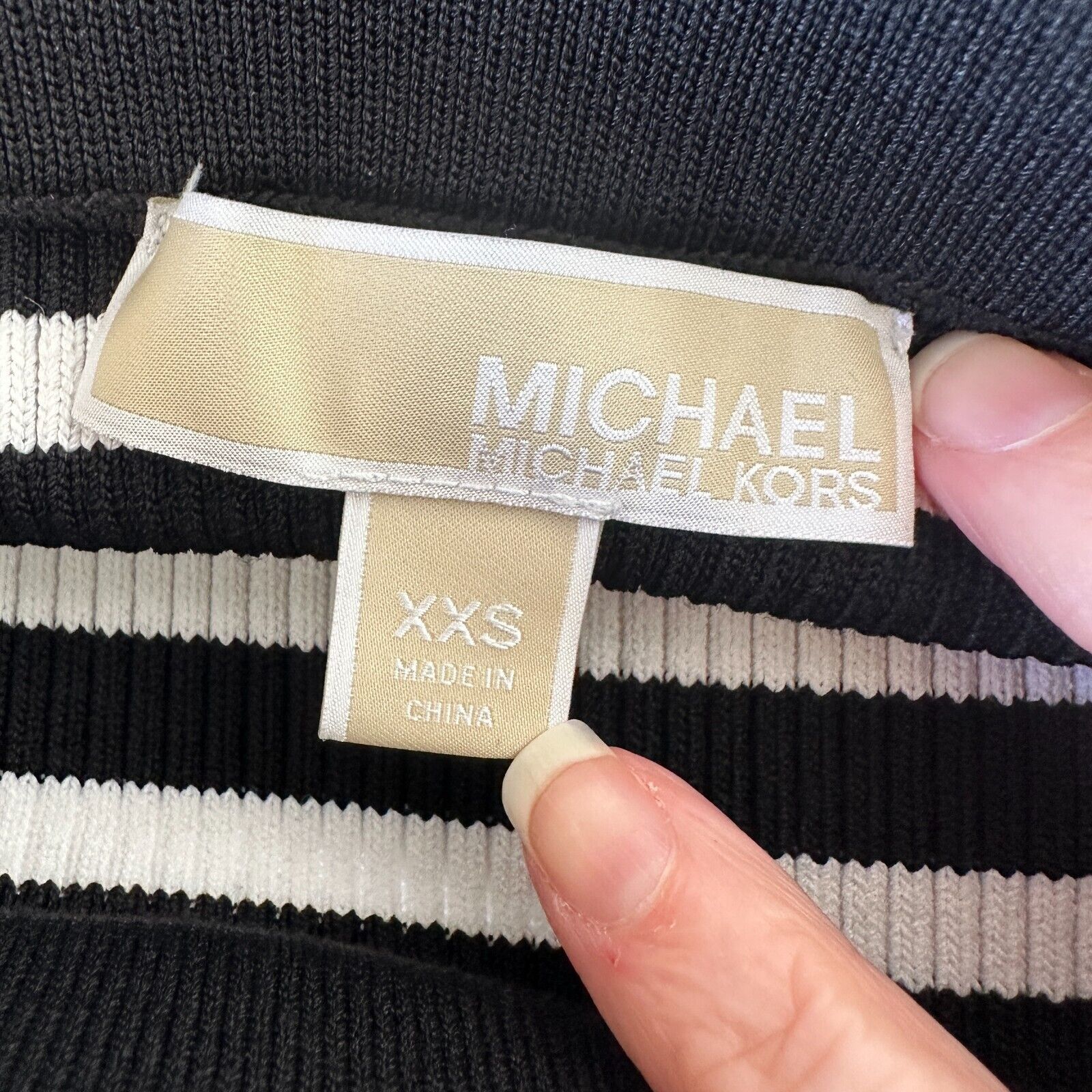 Michael Kors Michael Kors Striped Stretch Bodycon Tube Maxi Skirt XS Size XS / US 0-2 / IT 36-38 - 7 Thumbnail