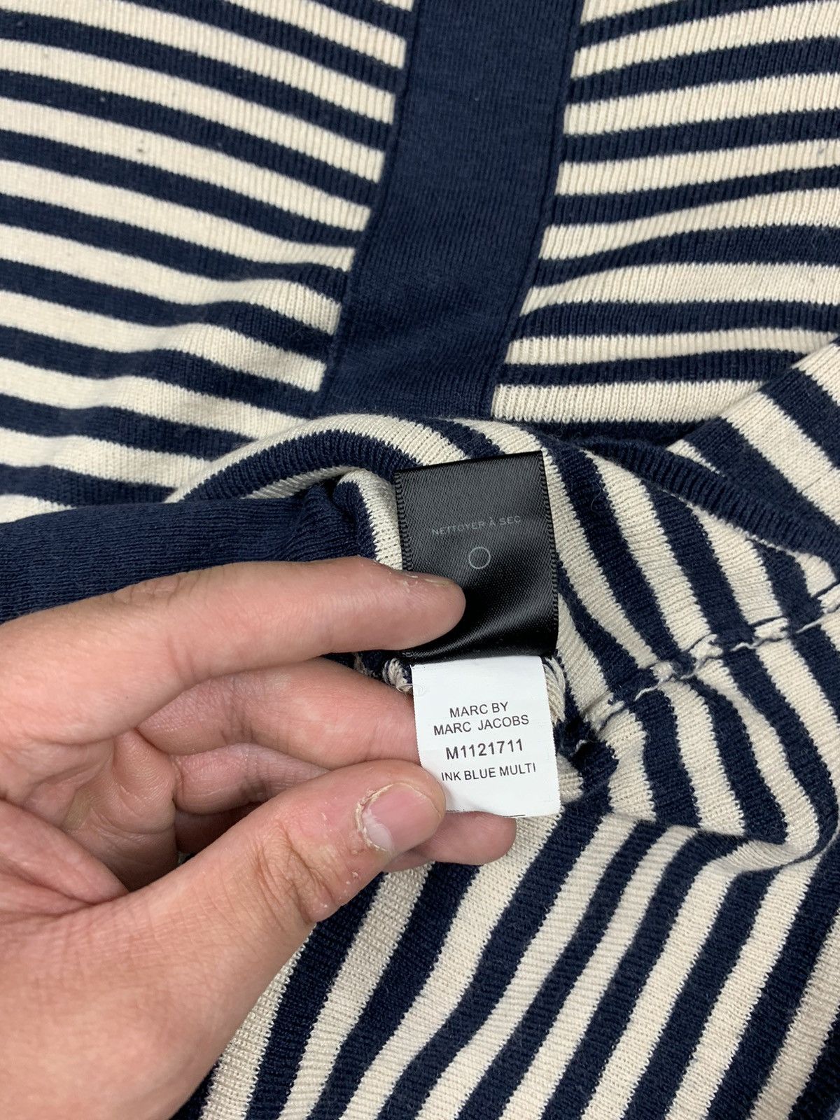 Marc by Marc Jacobs Marc by Marc Jacobs Striped Cardigan Short Sleeve Size S Size S / US 4 / IT 40 - 6 Thumbnail