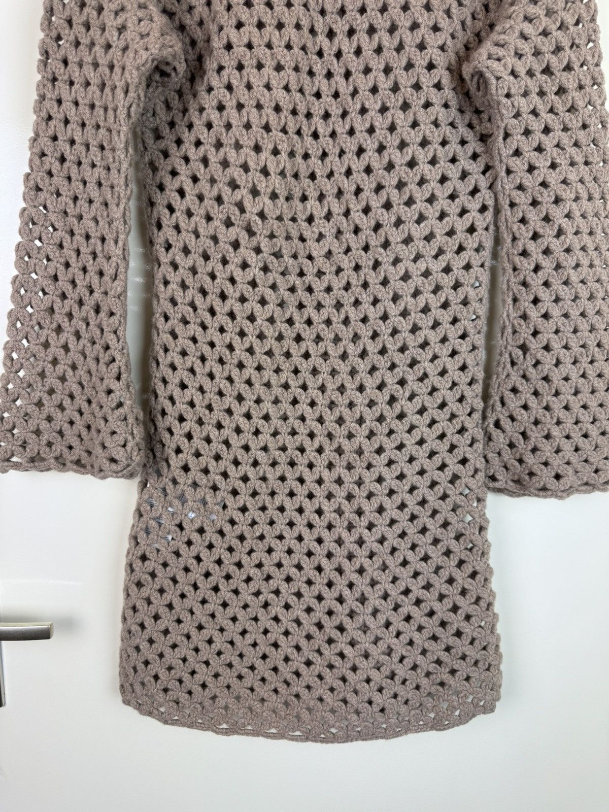 By Malene Birger Malene Birger wool crochet knit sweater dress brown M Size M / US 6-8 / IT 42-44 - 17 Thumbnail