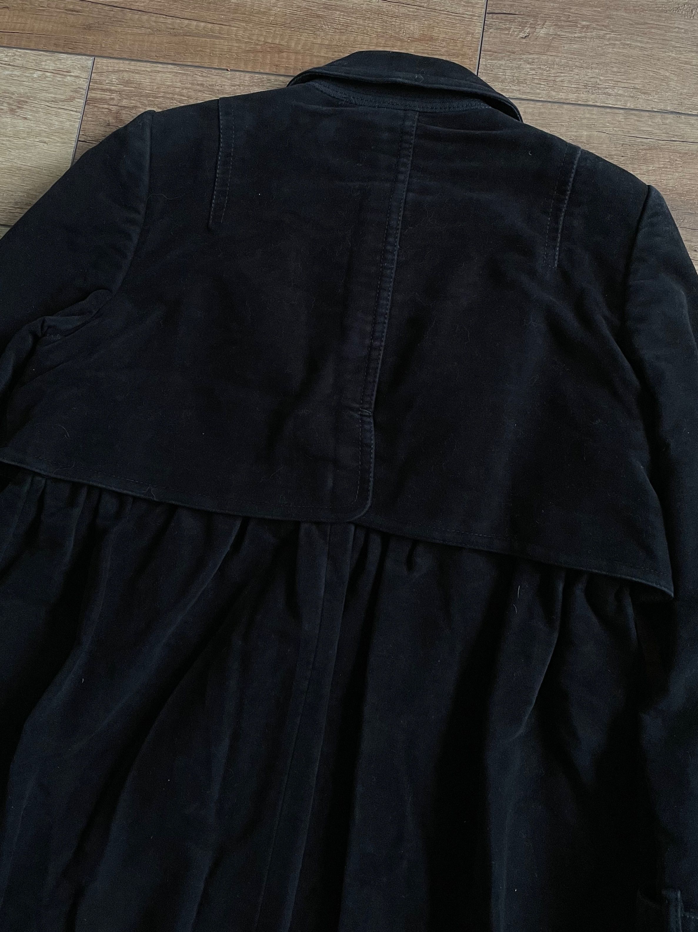 Gucci Vintage Gucci Black Velvet Corduroy Trench Coat Jacket Size L / US 10 / IT 46 - 12 Thumbnail