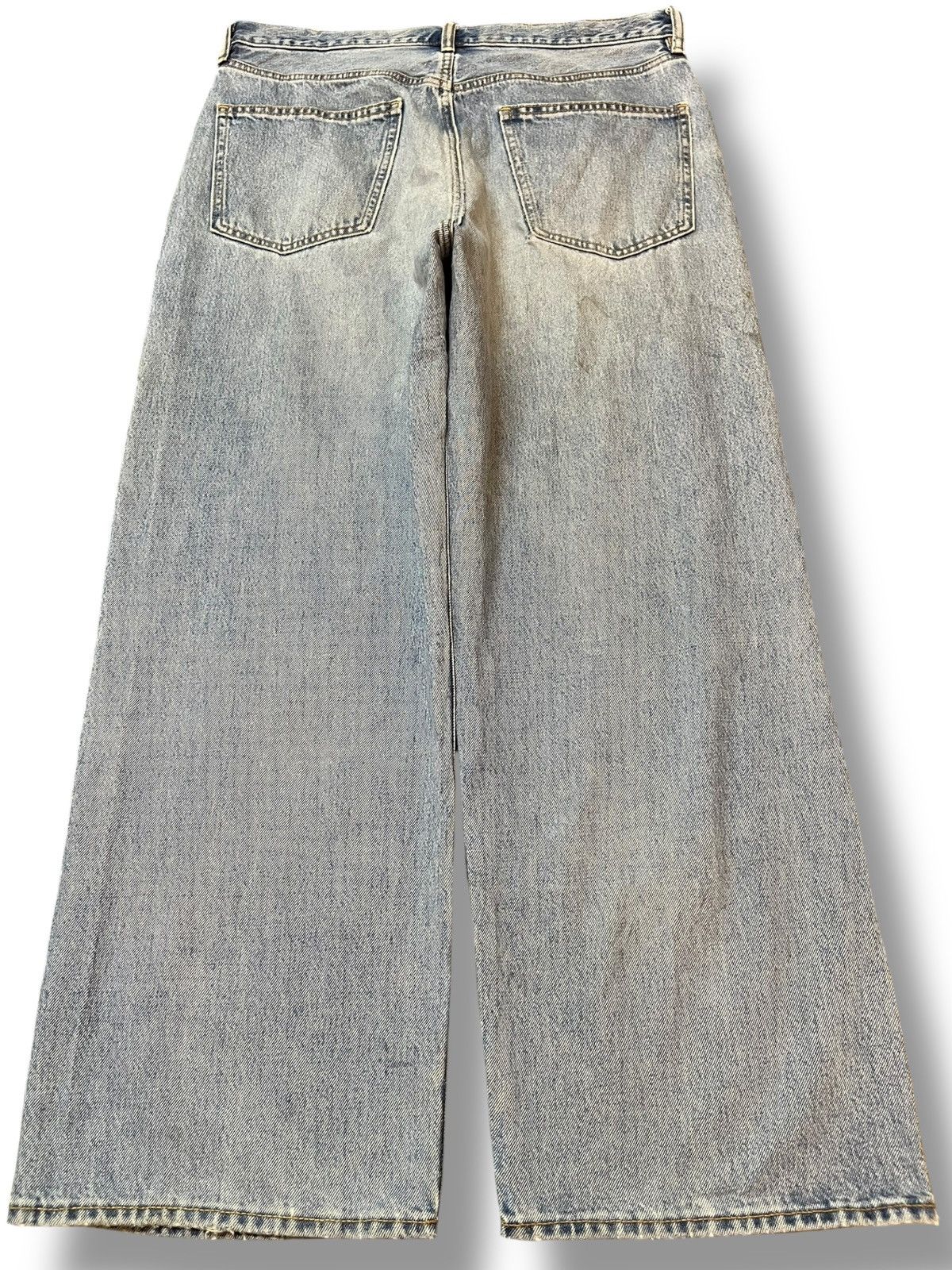 GU Vintage GU Baggy Wide Leg Denim Size US 34 / EU 50 - 5 Thumbnail