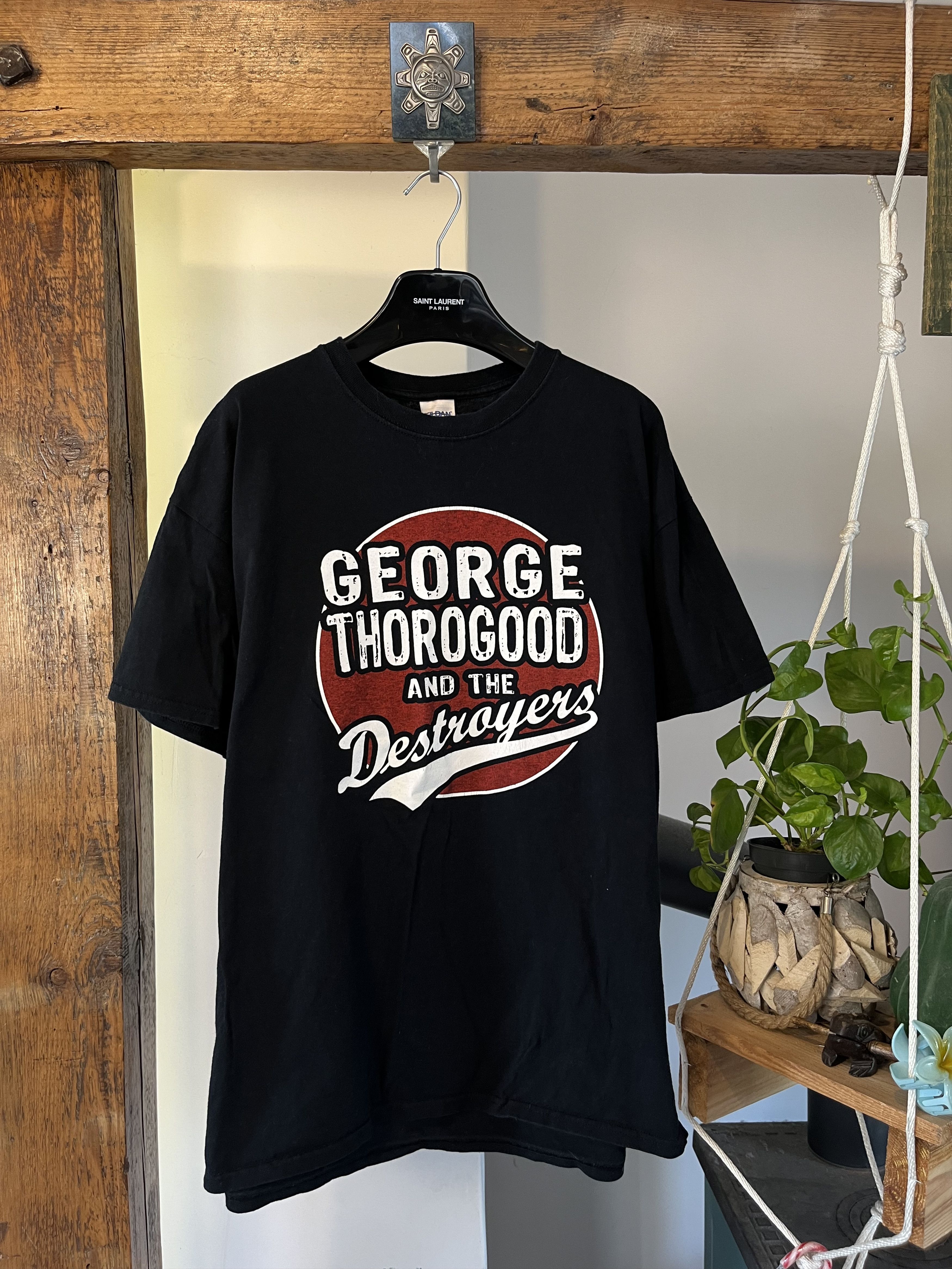 Band Tees × Vintage George Thorogood and the Destroyers I Drinking Alone Size US XL / EU 56 / 4 - 2 Thumbnail