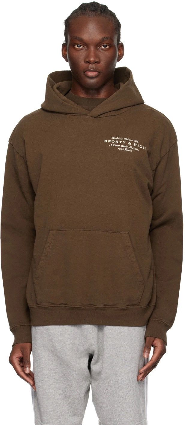 Sporty & Rich Sporty & Rich Brown Hoodie Size US S / EU 44-46 / 1 - 1 Thumbnail