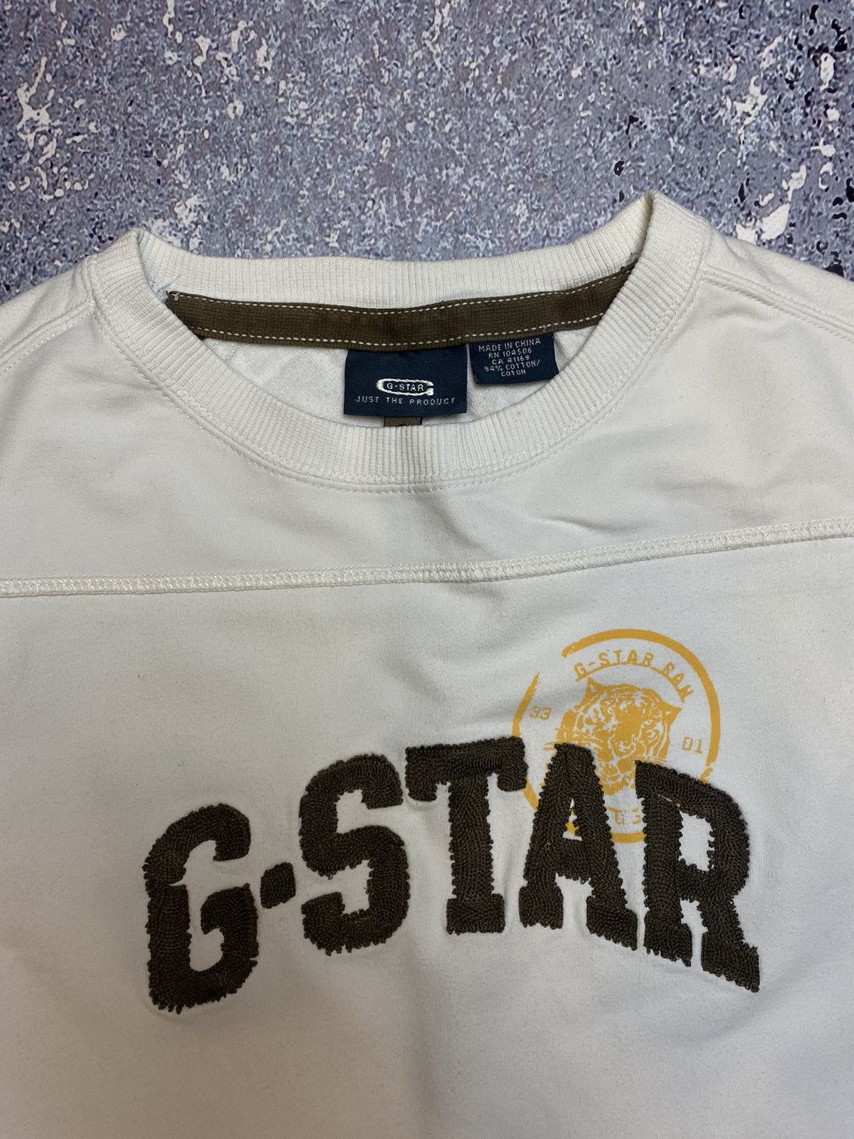 G-Star × Vintage 💥AVANT-GARDE G-STAR RAW WHITE SLEEVELESS TANK TOP Size US S / EU 44-46 / 1 - 6 Thumbnail