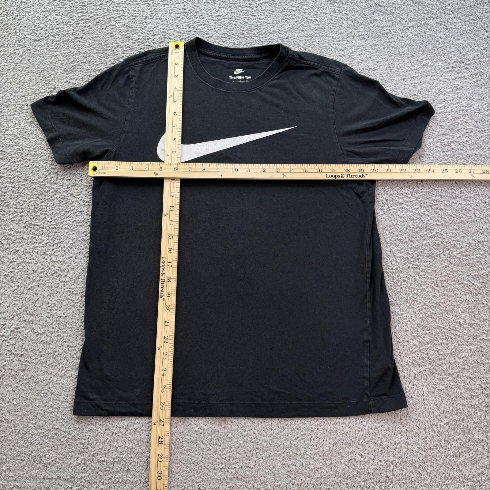 Nike Nike Black Swoosh T Shirt Mens M Classic Logo Athletic Tee Size US M / EU 48-50 / 2 - 4 Thumbnail