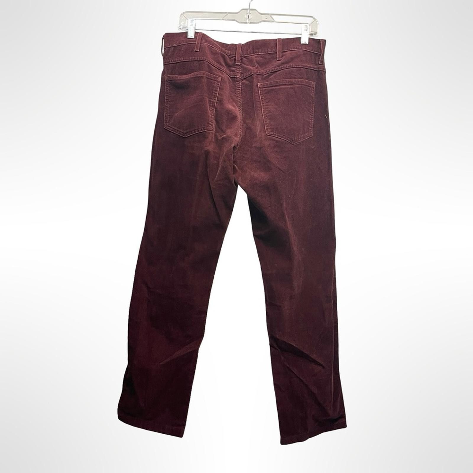 Uniqlo Uniqlo Men's Burgundy Corduroy Pants size 33x34 Size US 33 - 2 Thumbnail