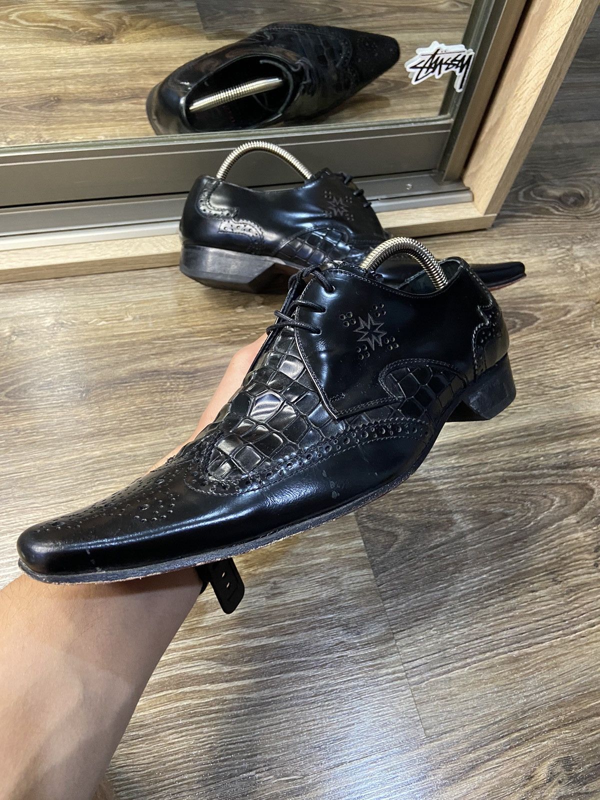 Vintage RARE Jeffery West Leather Derby Classic Formal Shoes Grailed