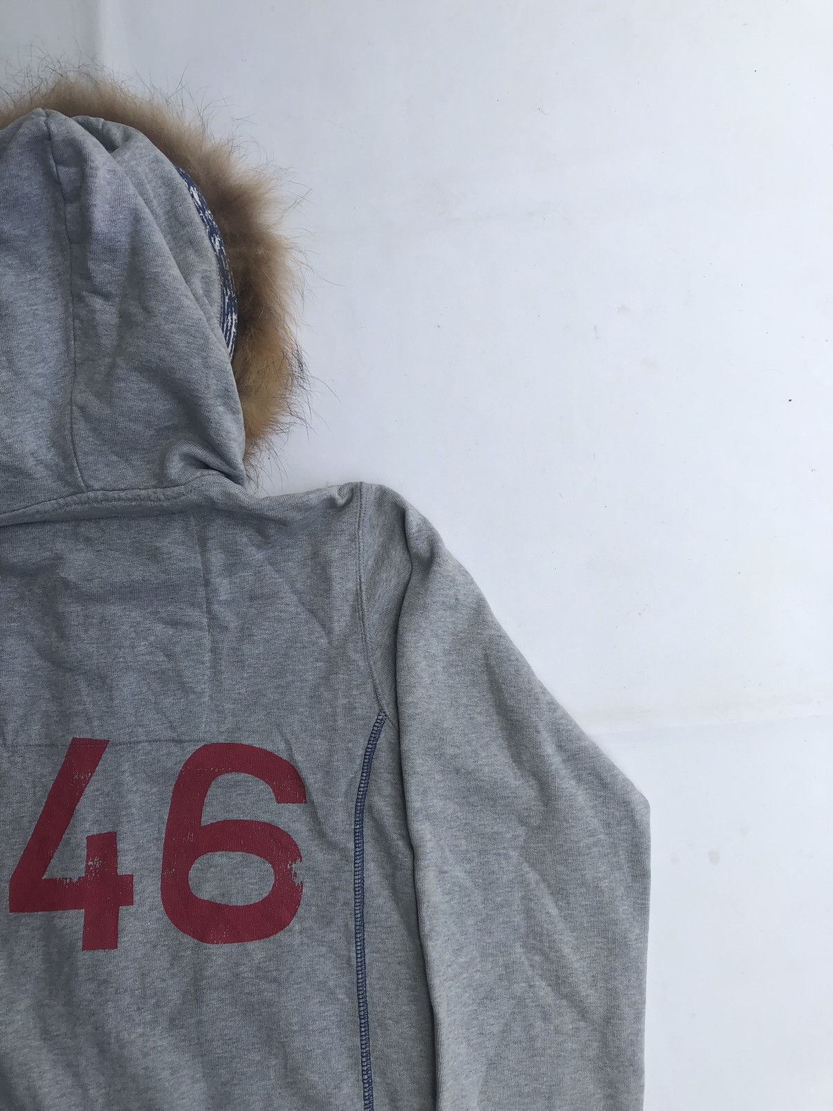 If Six Was Nine Zipp Fur Hoodie Poem Patchwork Rock Punk Style Size US M / EU 48-50 / 2 - 8 Thumbnail