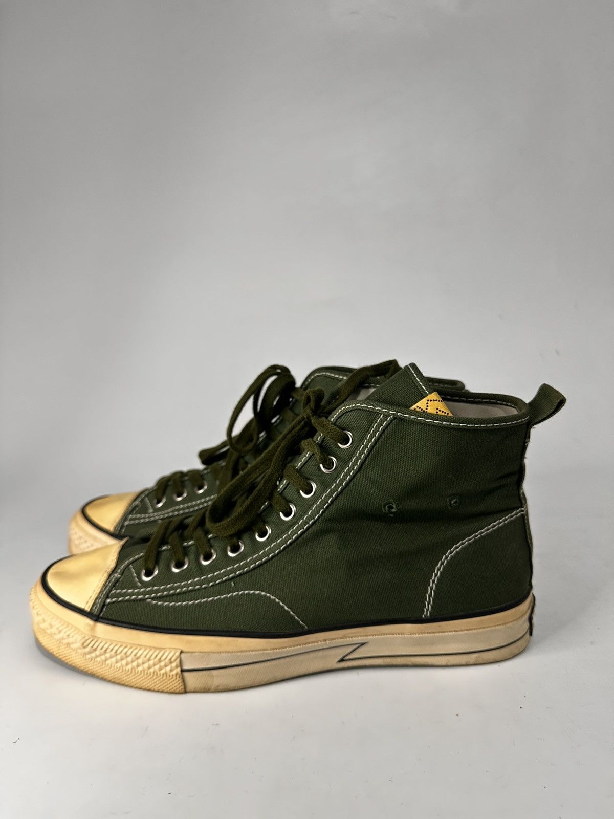 Visvim VISVIM SKAGWAY GREEN HI TOP SNEAKERS . Size US 8 / EU 41 - 6 Thumbnail